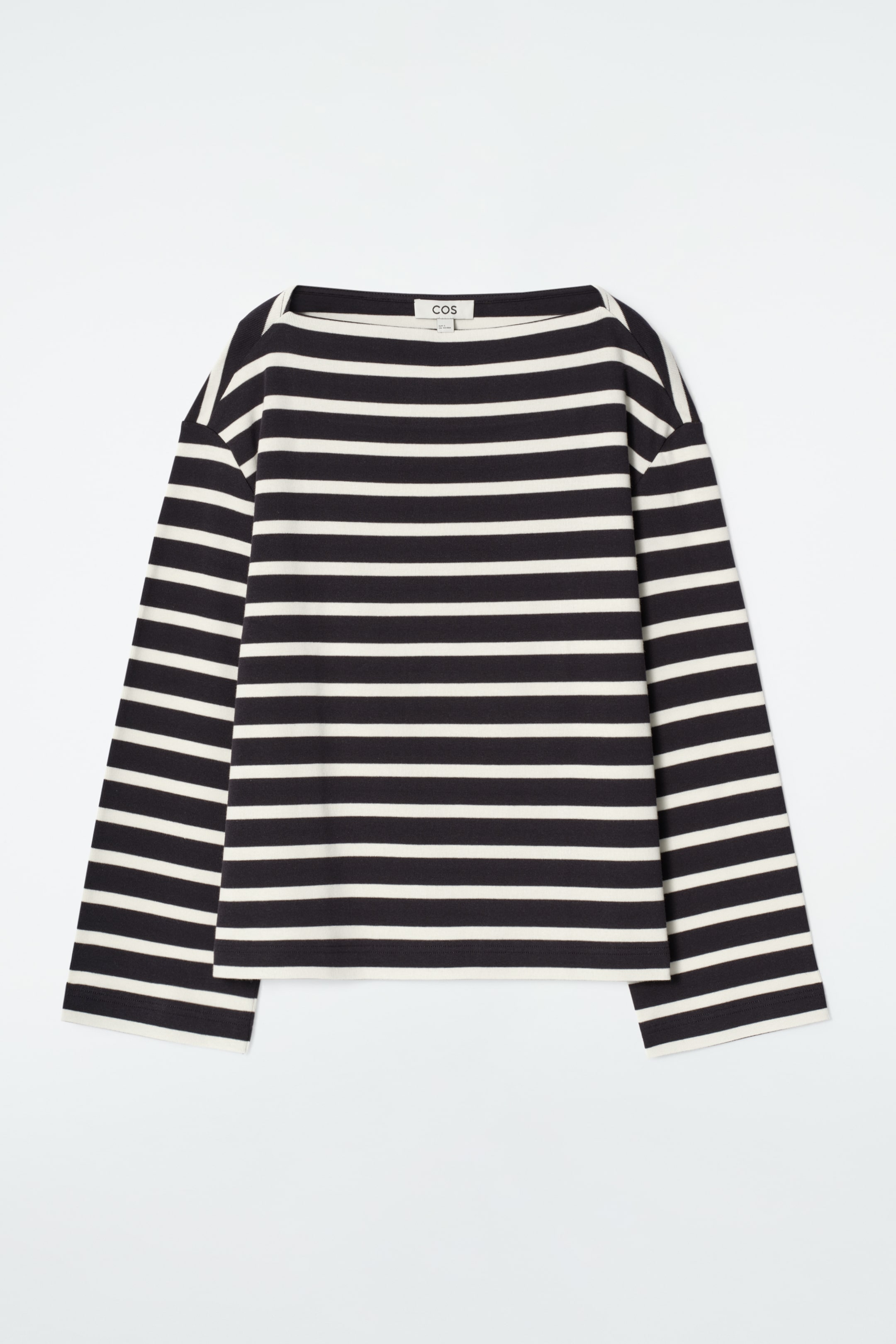 Grotere afbeelding bekijken: GESTREEPTE BOOTHALS TOP - MARINE / GESTREEPT - DAMES | H&M NL 6