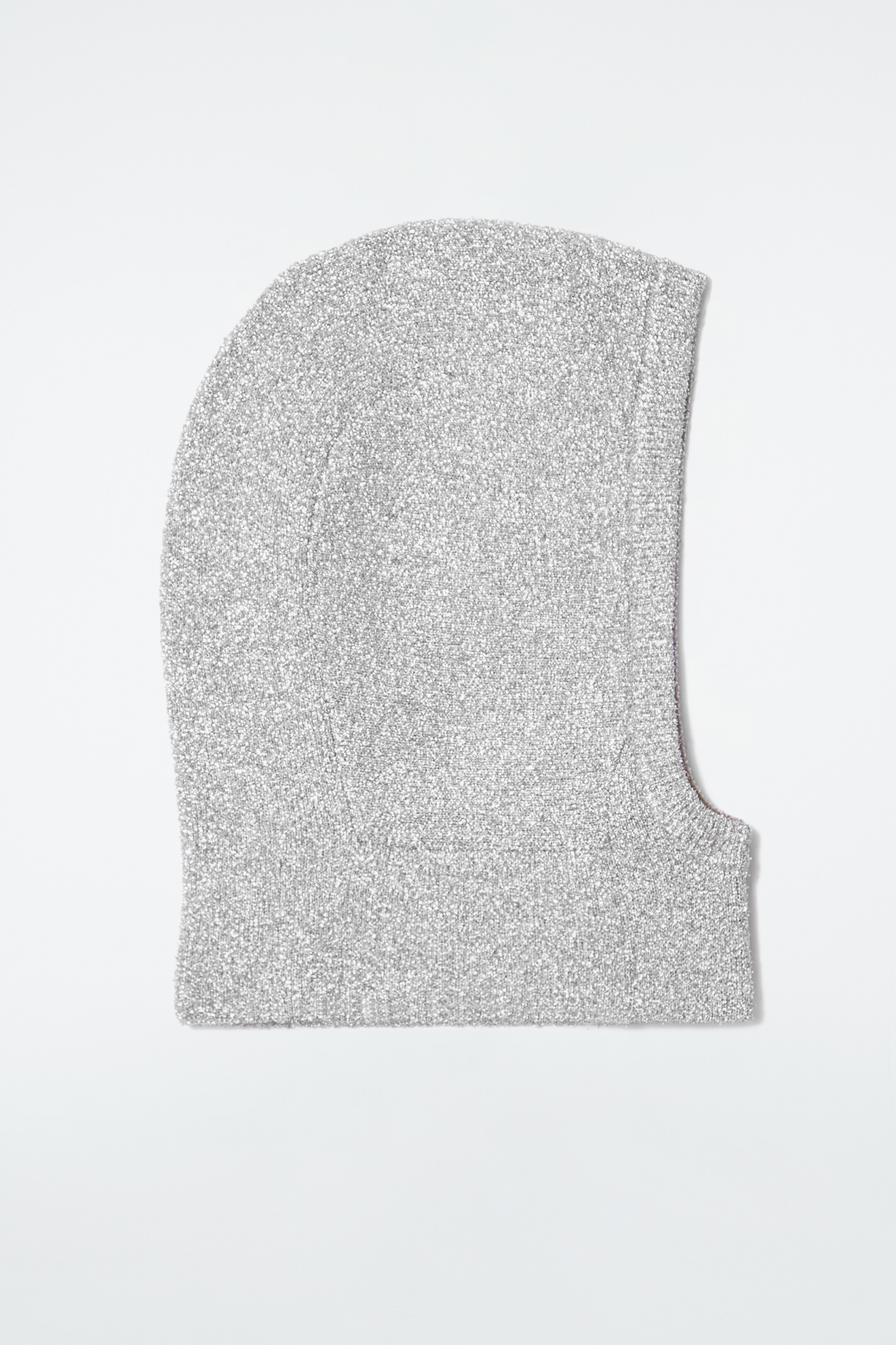 Visa större bild: SKIMRANDE BALAKLAVA I ULL - SILVER - DAM | H&M SE 1