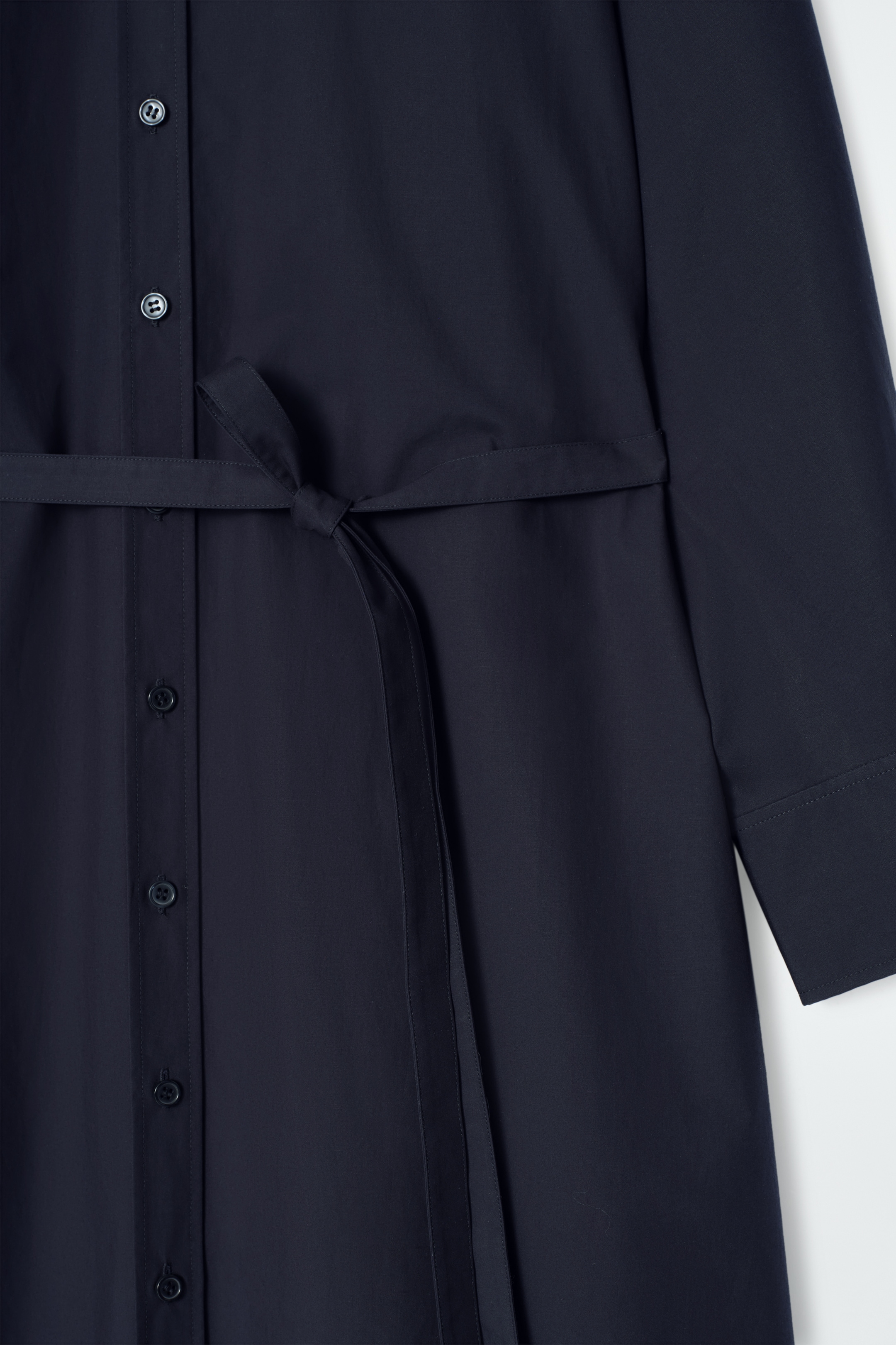 Zobacz większy obraz: BAWEŁNIANA SZMIZJERKA – RELAXED FIT - GRANATOWY - ONA | H&M PL 7