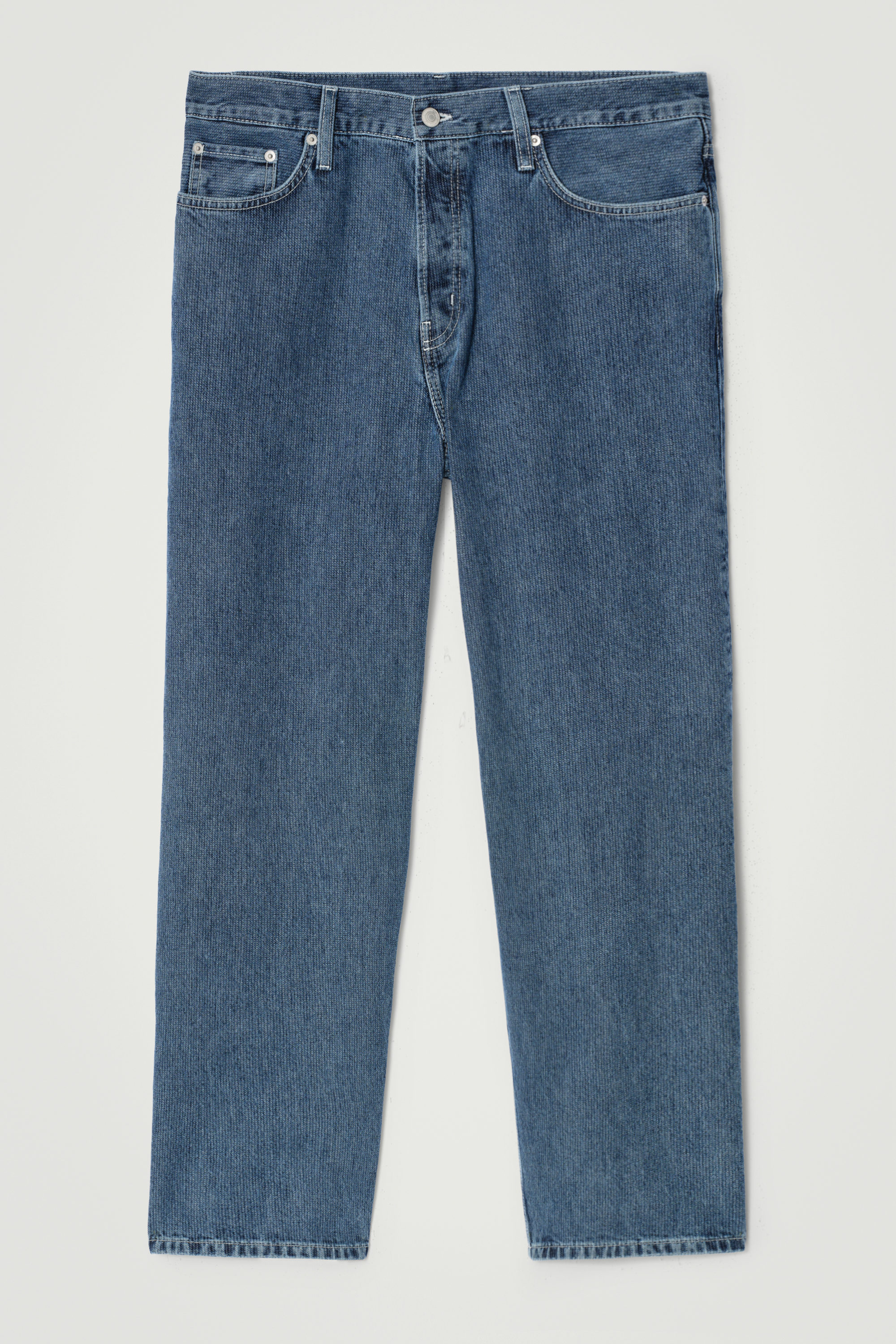 RIDER STRAIGHT-LEG JEANS - DARK BLUE | COS