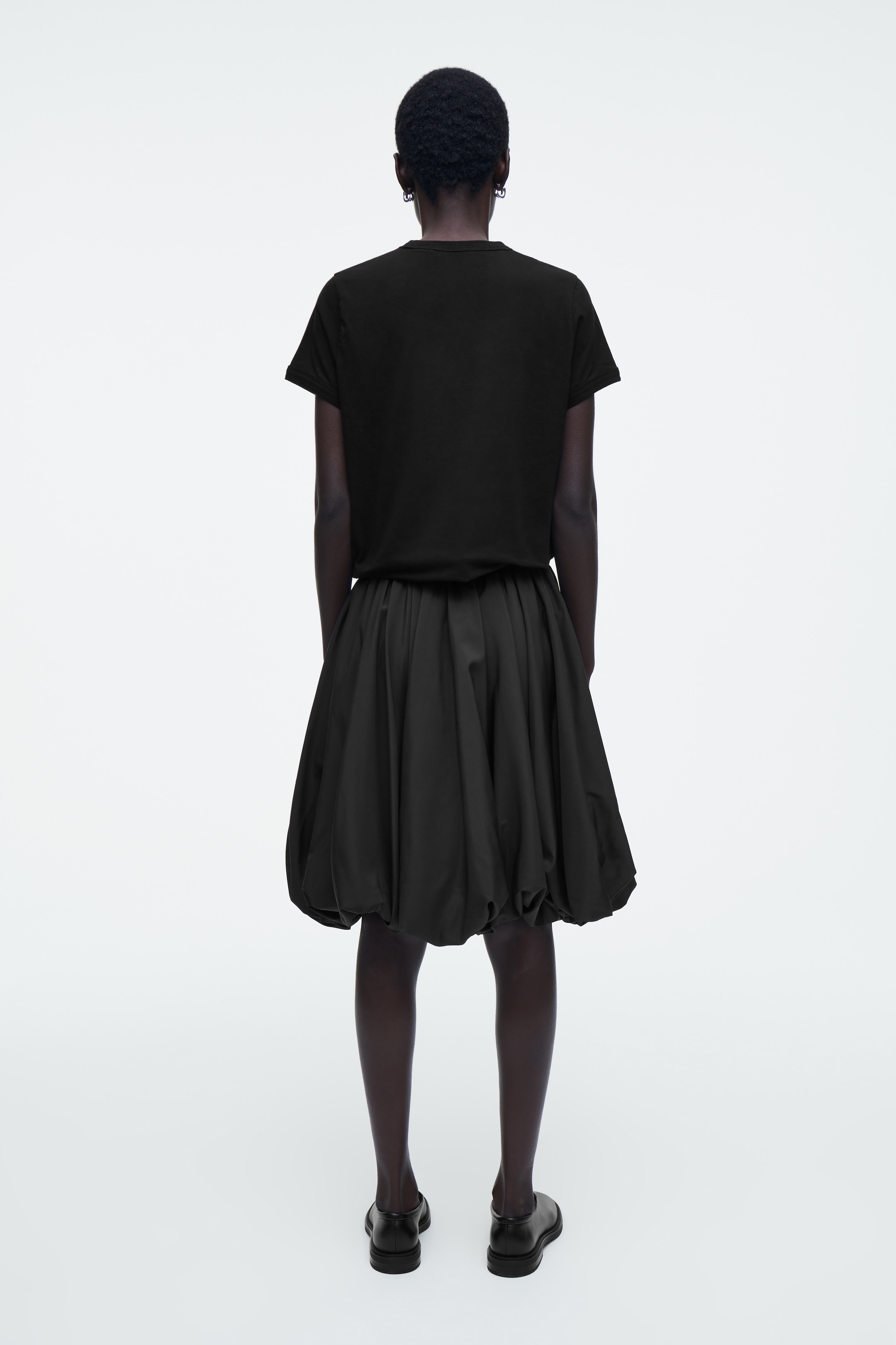 Ingrandisci l'immagine: BUBBLE-HEM SKIRT - BLACK - DONNA | H&M CH 3