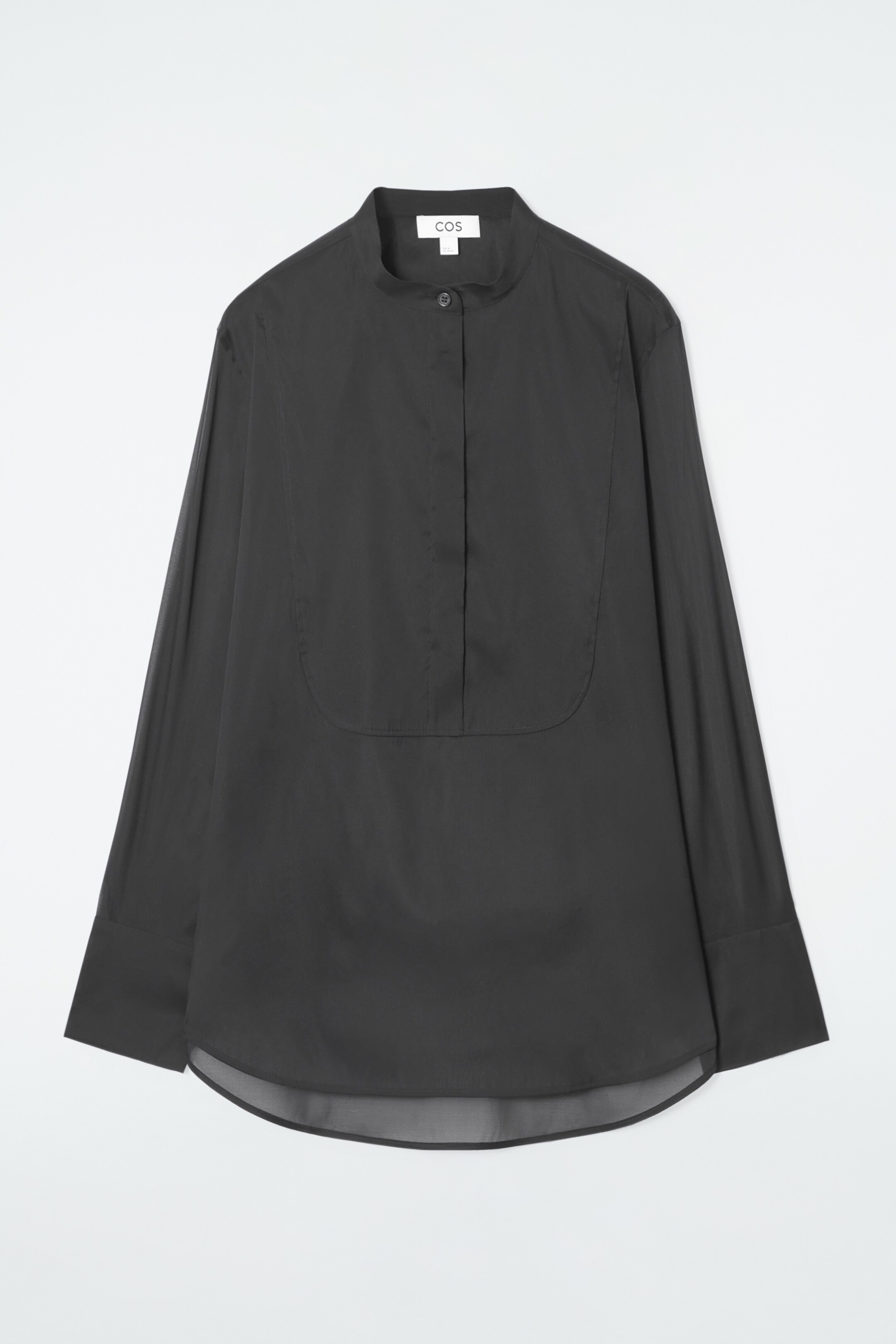 Größeres Bild ansehen: LOCKERES SMOKINGHEMD AUS SEIDE - SCHWARZ - Ladies | H&M DE 1