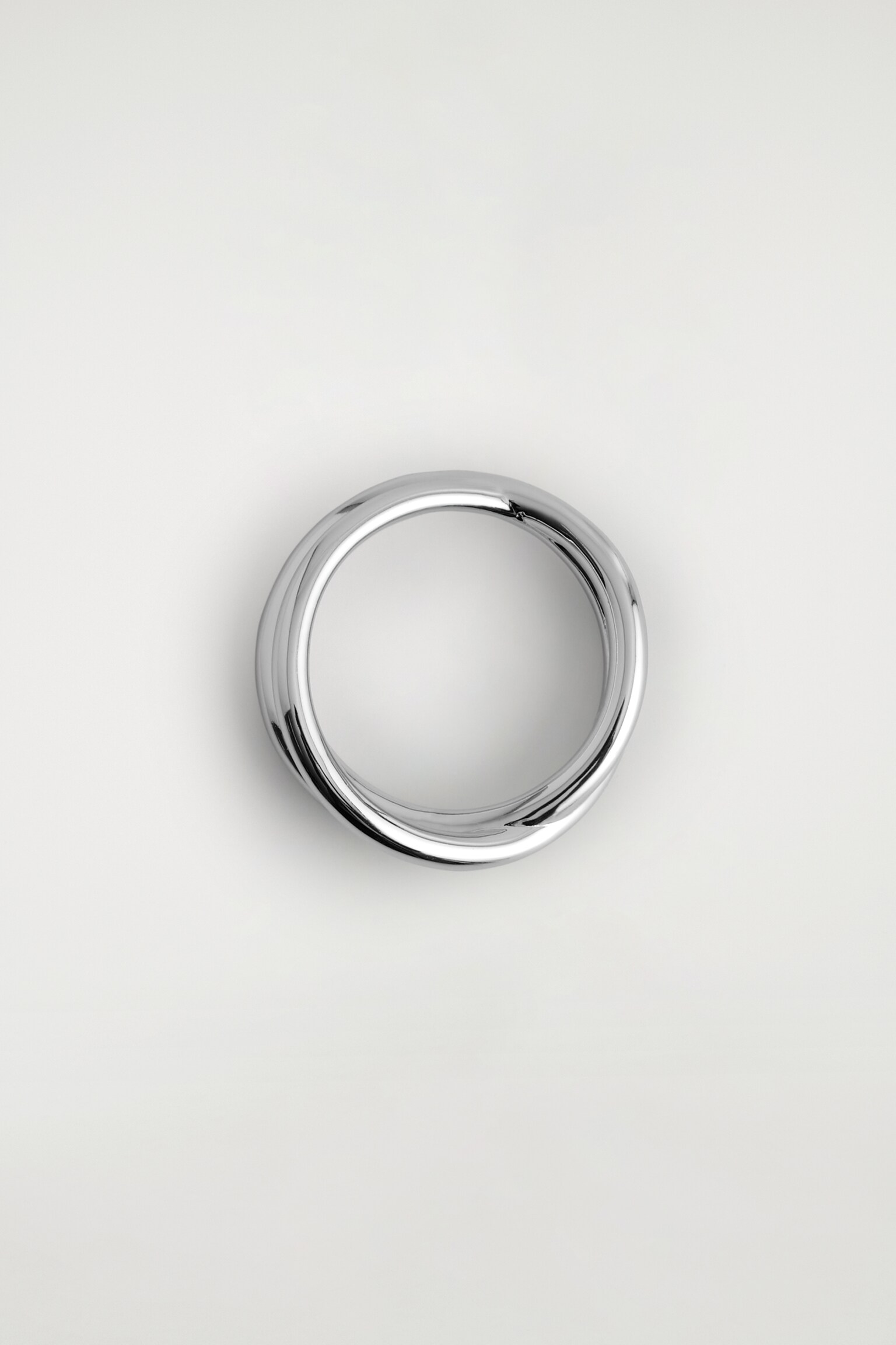 BAGUE À ANNEAU DOUBLE - ARGENTÉ/DORÉ - 3