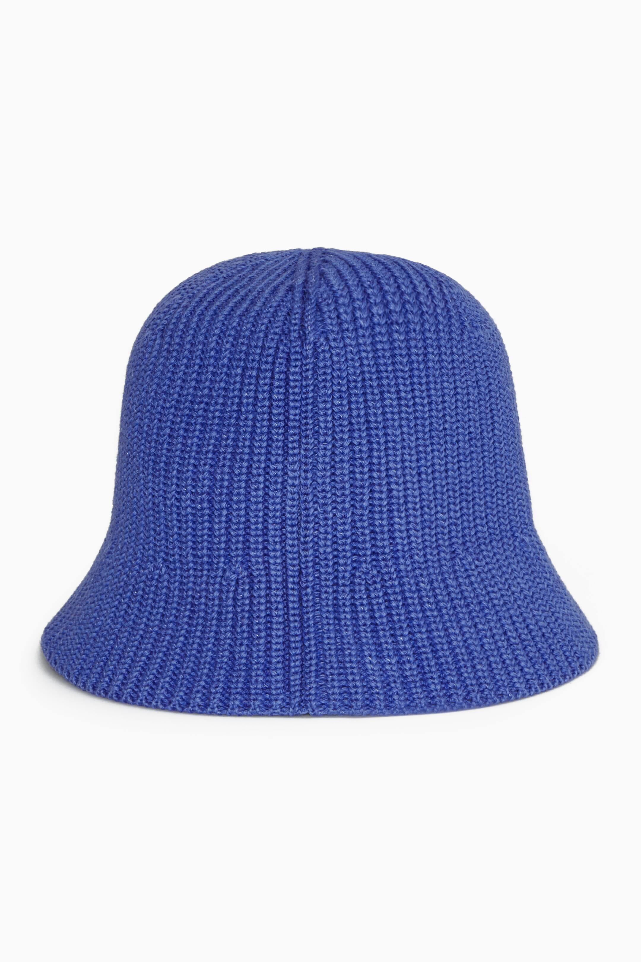 Näytä suurempi kuva: KNITTED BUCKET HAT - BLUE - NAISET | H&M FI 1