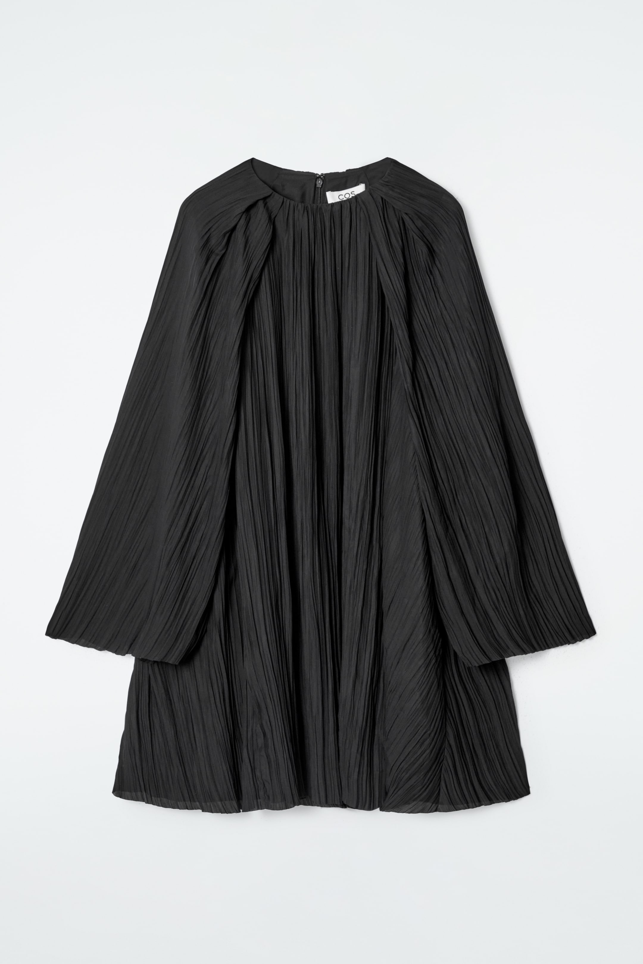 Agrandir l'image: ROBE COURTE PLISSÉE - NOIR - FEMME | H&M CH 6