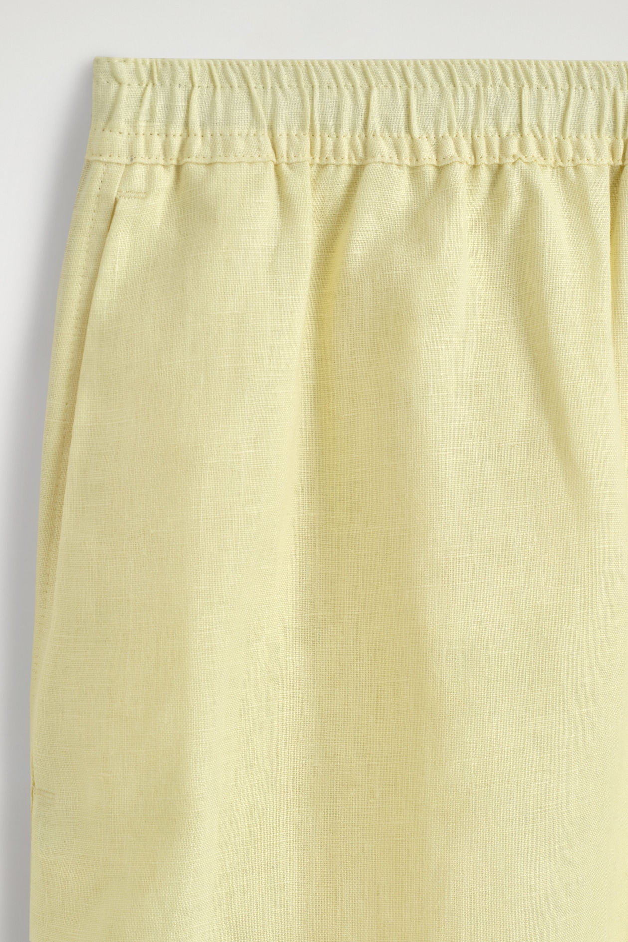 LINEN CULOTTES — YELLOW
