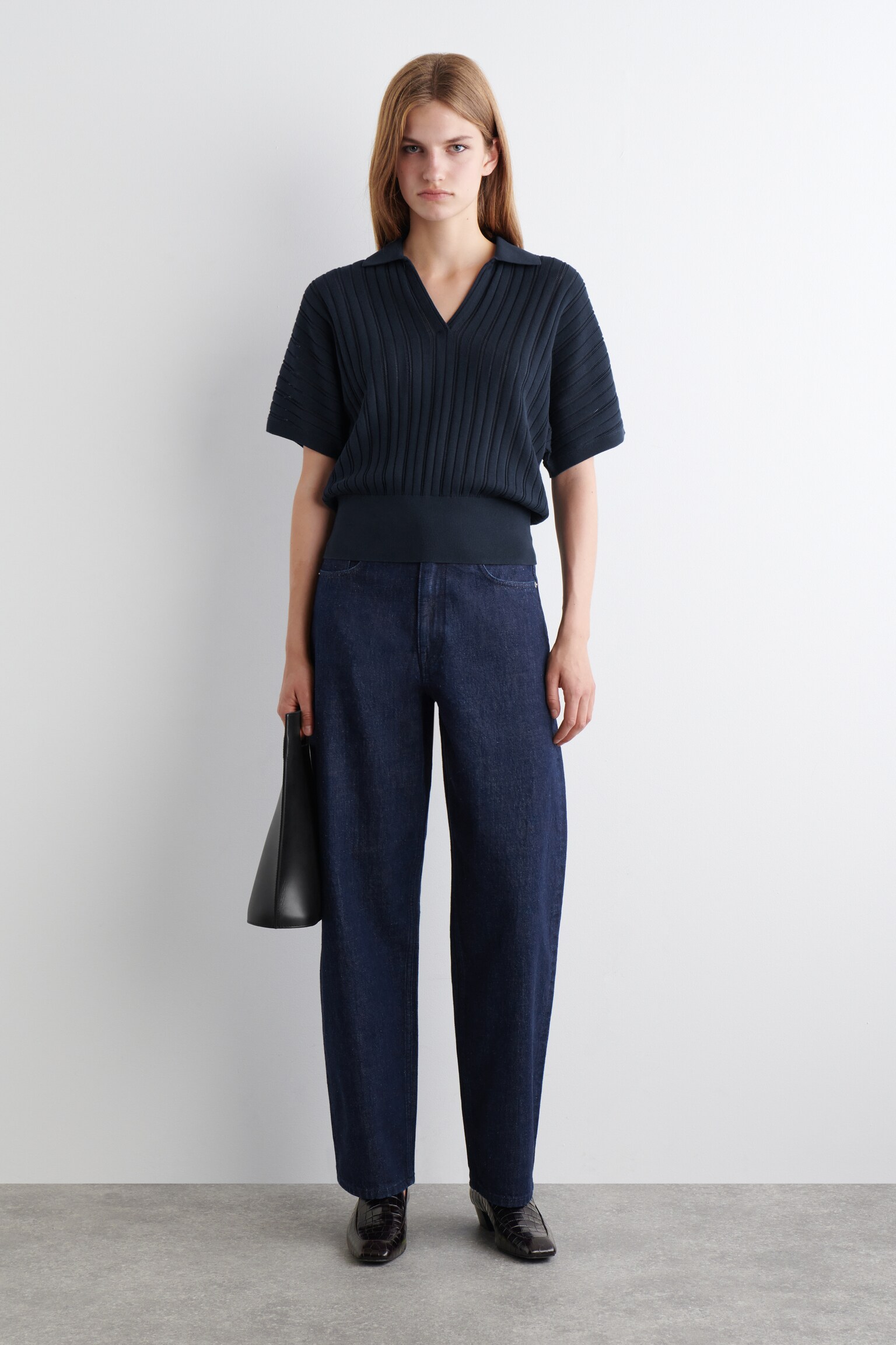 BAY JEANS MIT BARREL-BEIN - Dunkelblau/SCHWARZ/Blau/HELLROSA - 1