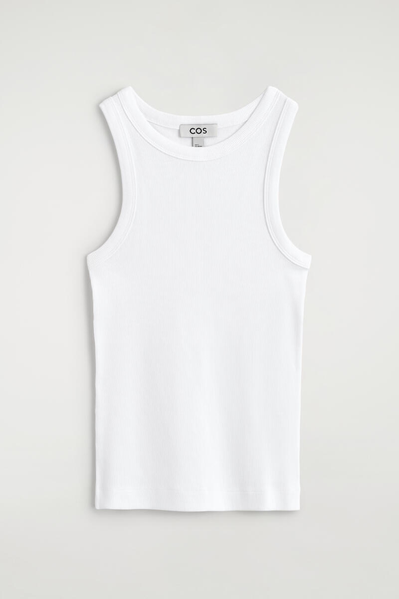 Ribbed Cotton Tank Top