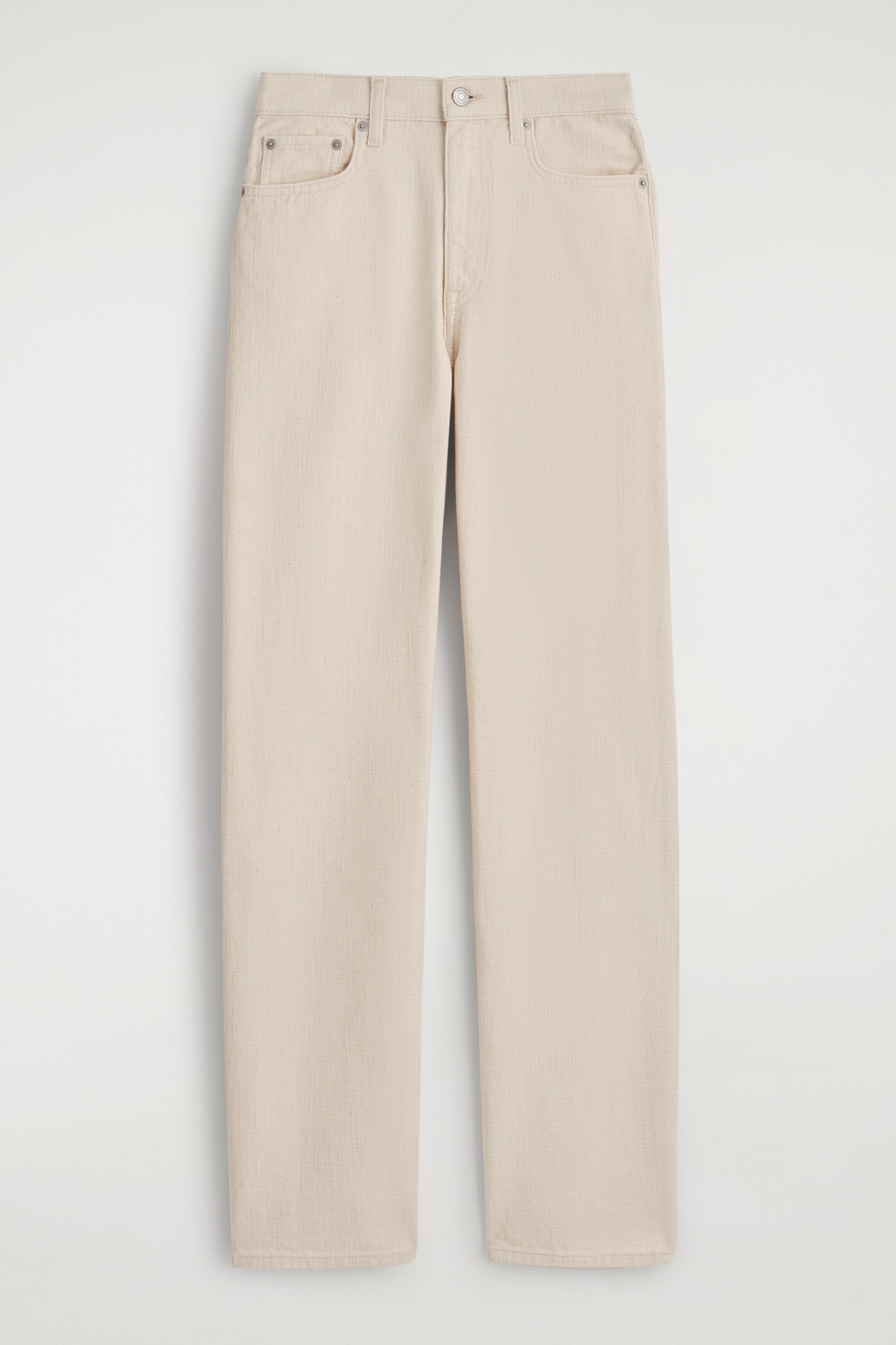 Ingrandisci l'immagine: REPRISE CANVAS STRAIGHT-LEG JEANS - CHALK - DONNA | H&M CH 5