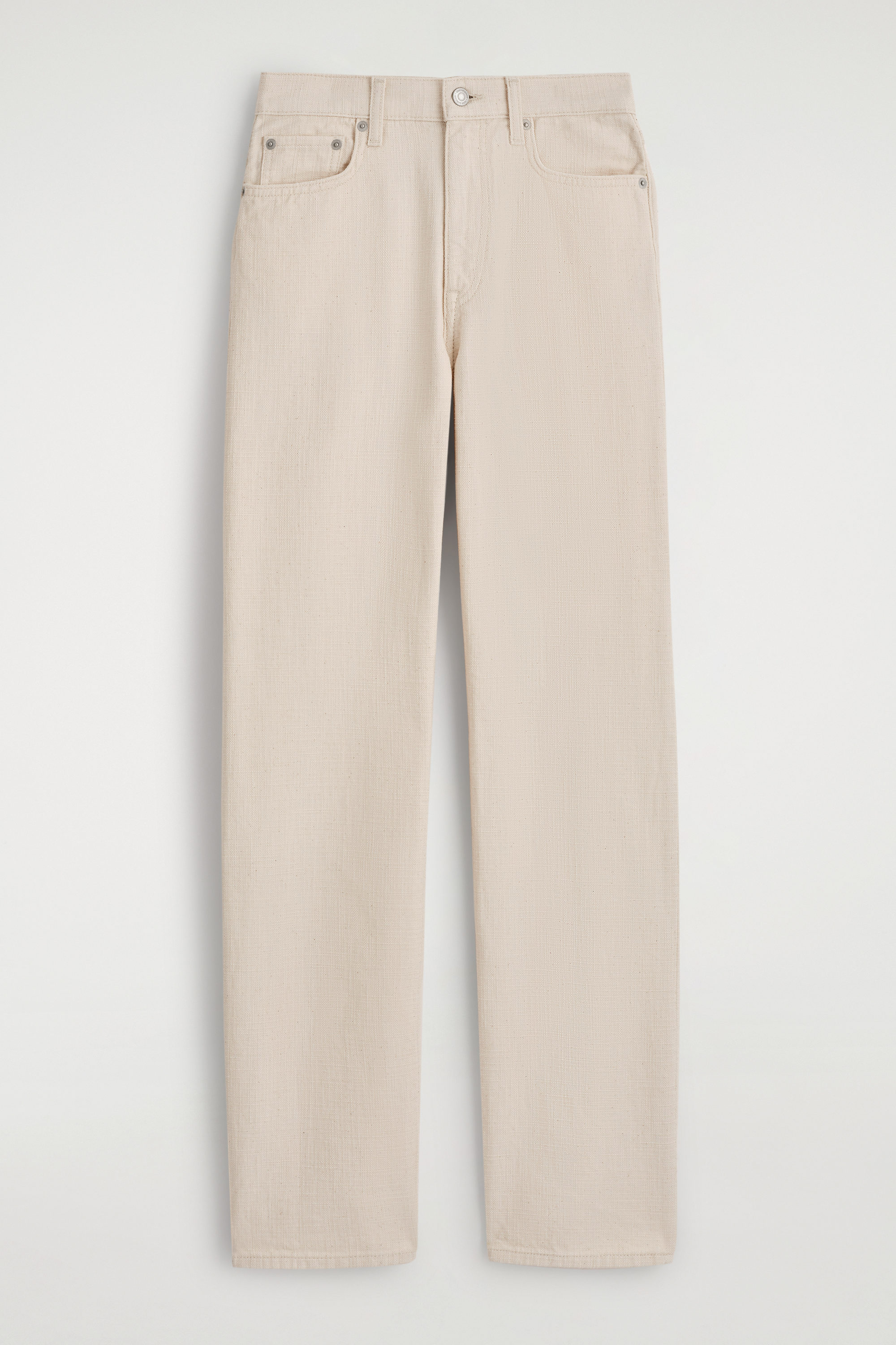 【MODERNIF】Core Straight Cream Jean FRAME Modern Straight Jeans in Beige | REVOLVE