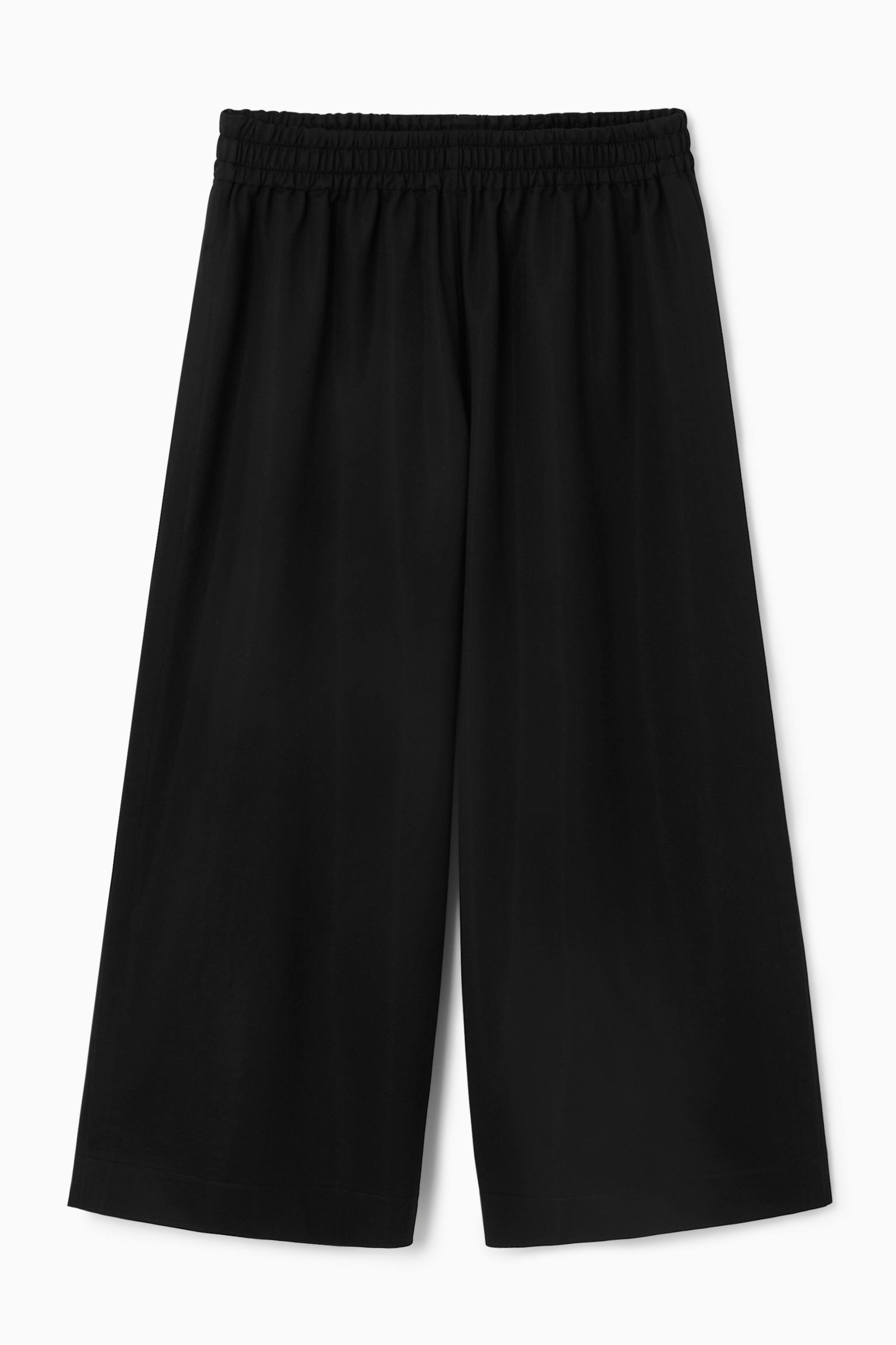View larger image: WIDE-LEG JERSEY CULOTTES - BLACK - Ladies | H&M GB 1