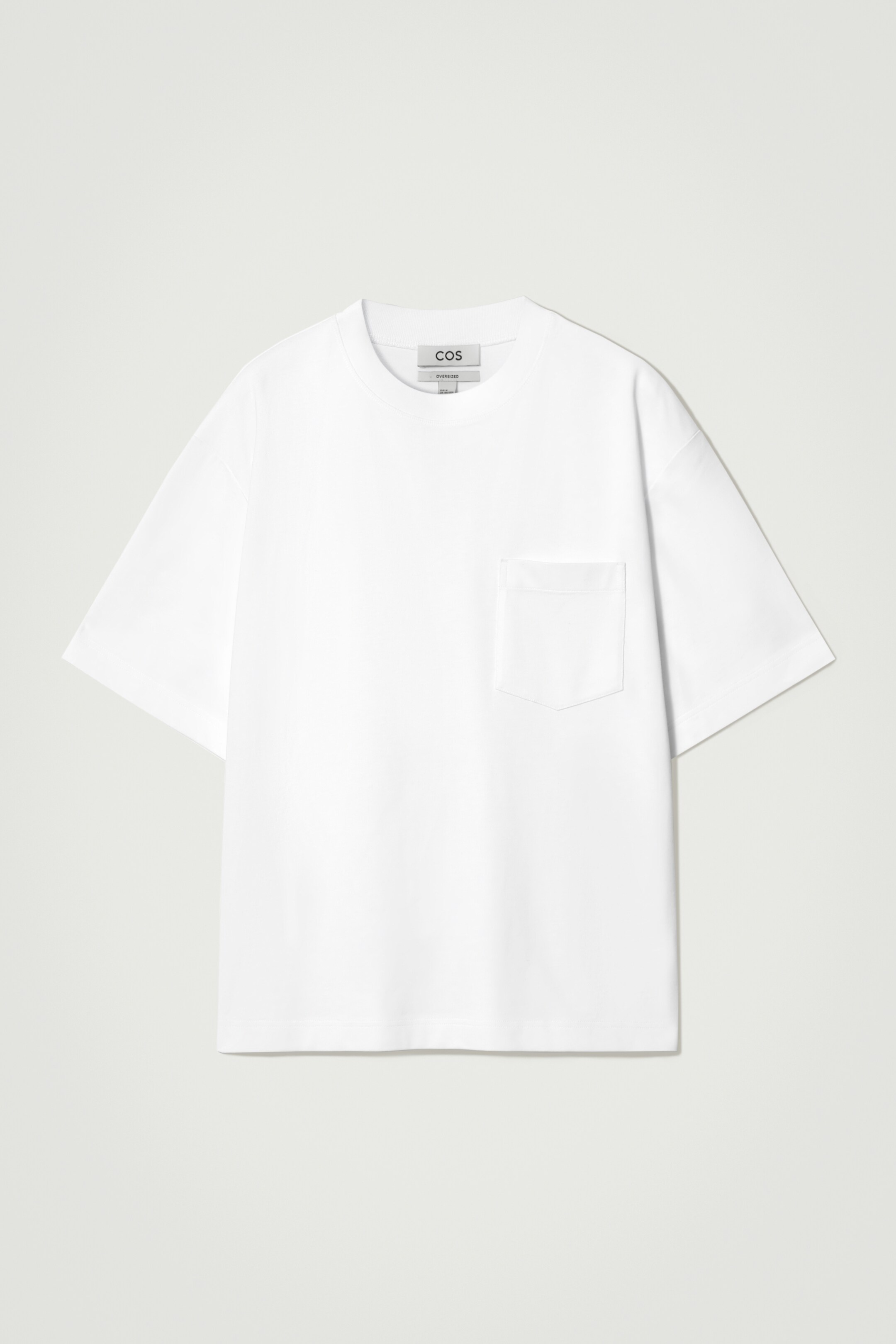 Se større billede: KRAFTIG T-SHIRT I BOMULD – OVERSIZED - HVID - HERRE | H&M DK 7