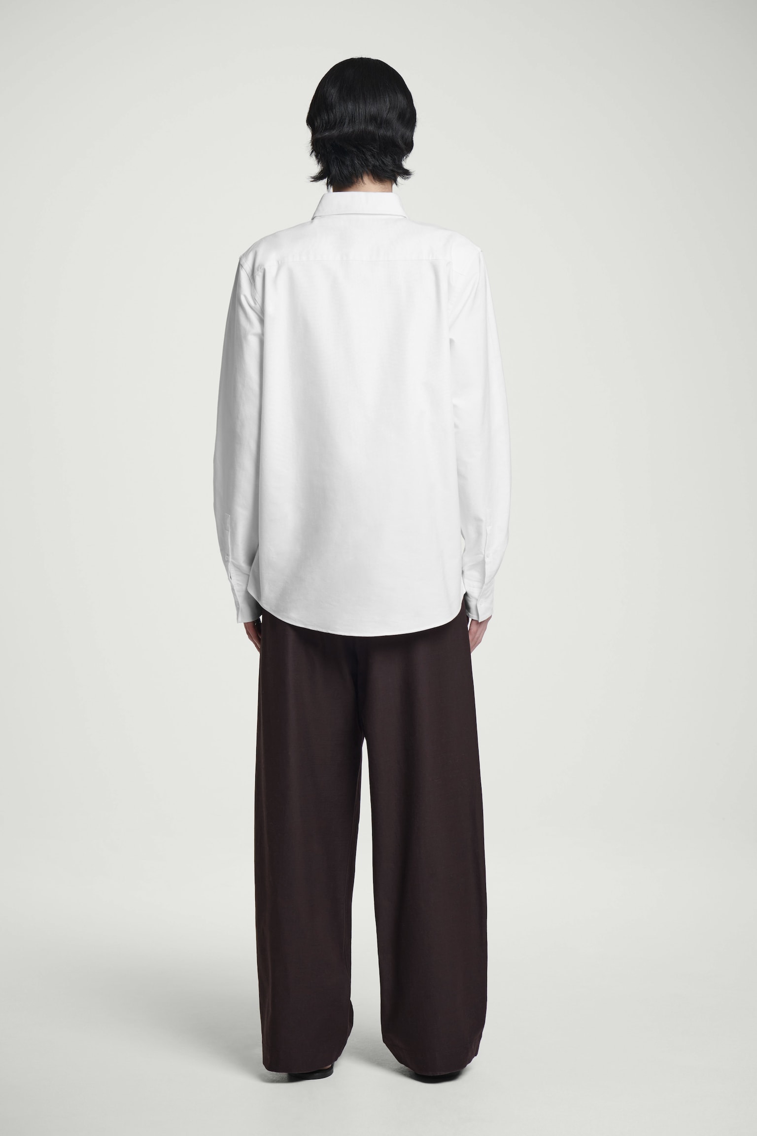 CAMICIA OXFORD DAL TAGLIO RILASSATO - BIANCO/BLU / BIANCO / RIGHE - 5