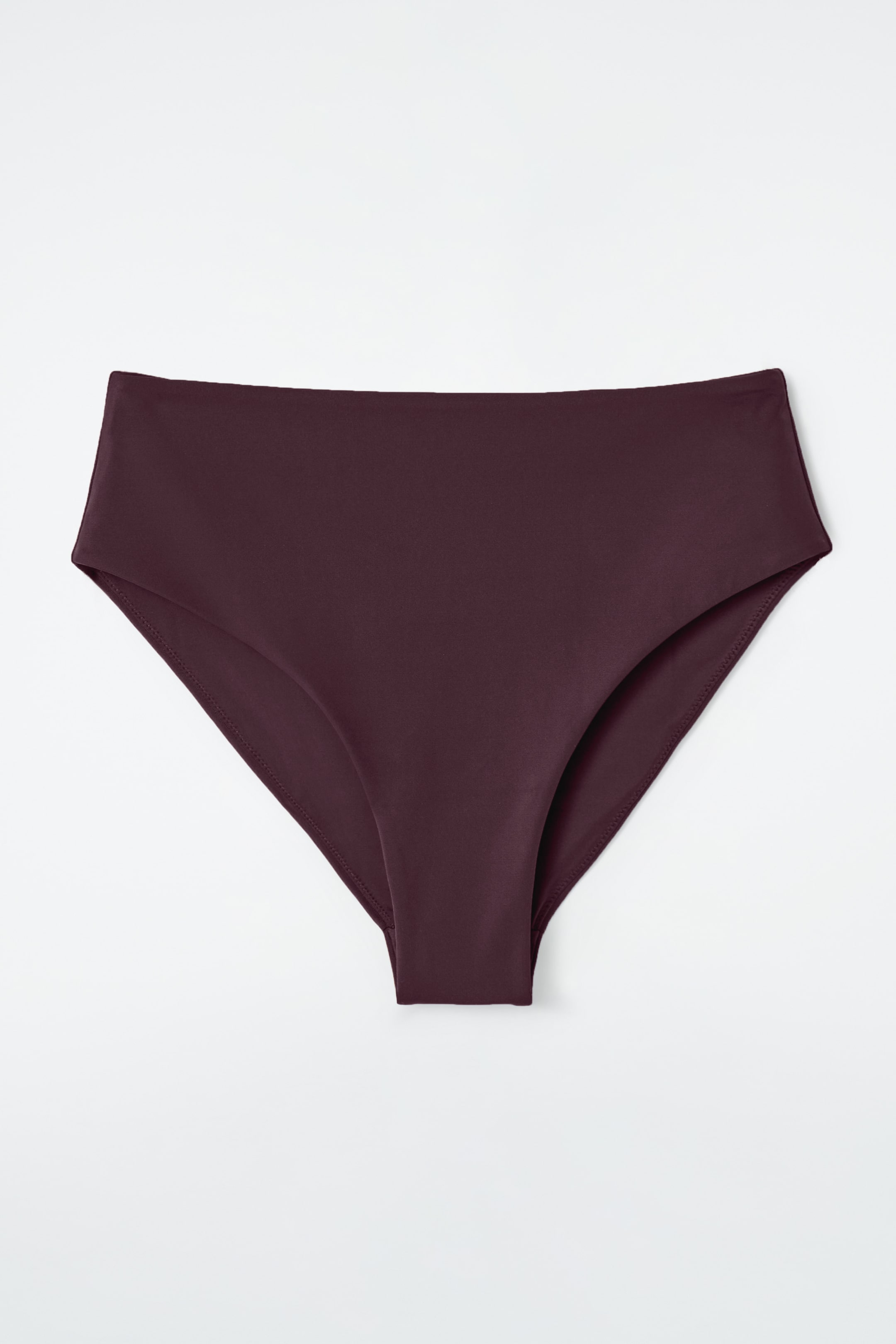 Zobraziť väčší obrázok: VYSOKO PÁSOVÉ BIKINOVÉ NOHAVIČKY - BORDOVÁ - ŽENY | H&M SK 4