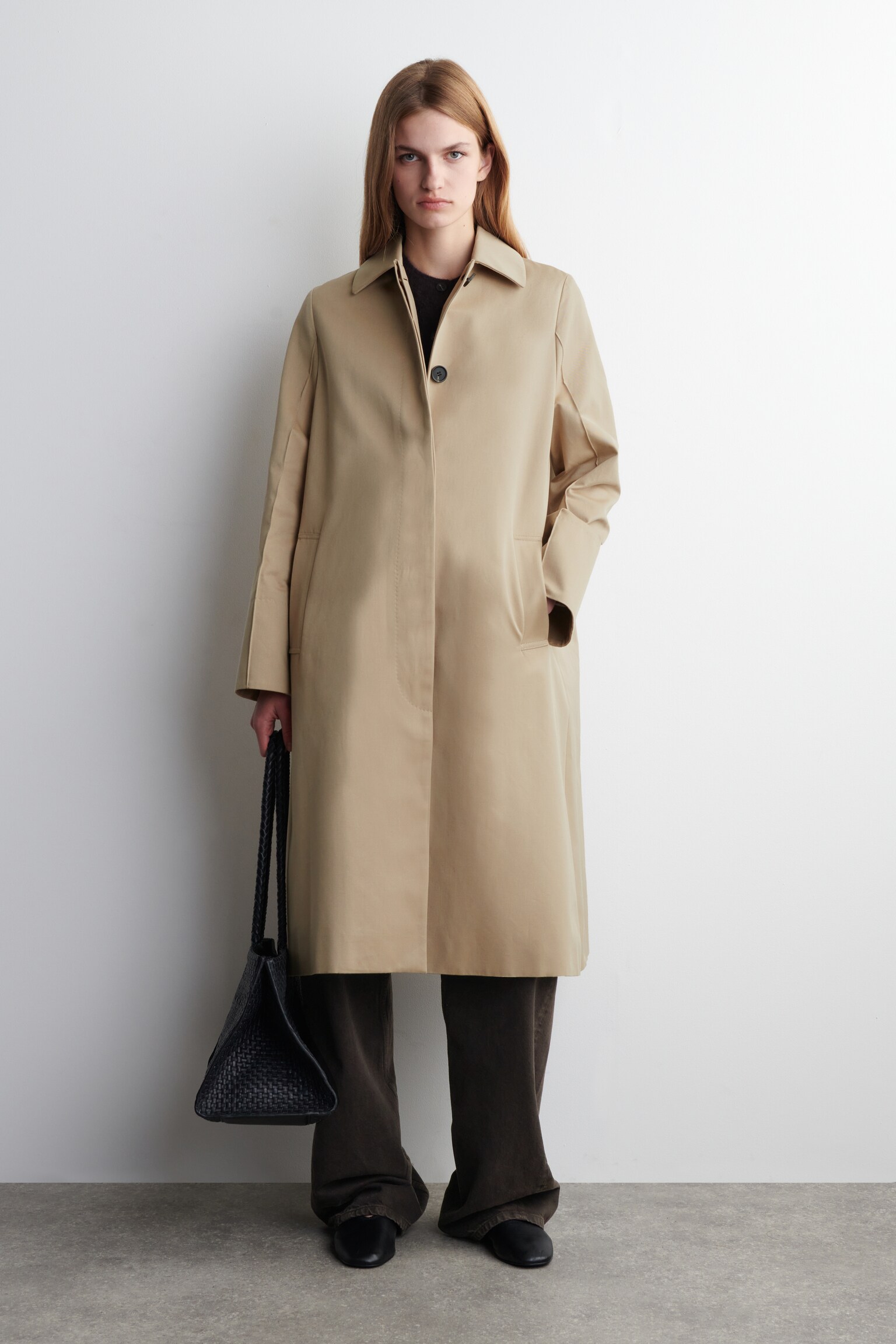 PARDESSUS CLASSIQUE EN COTON - BEIGE - 5
