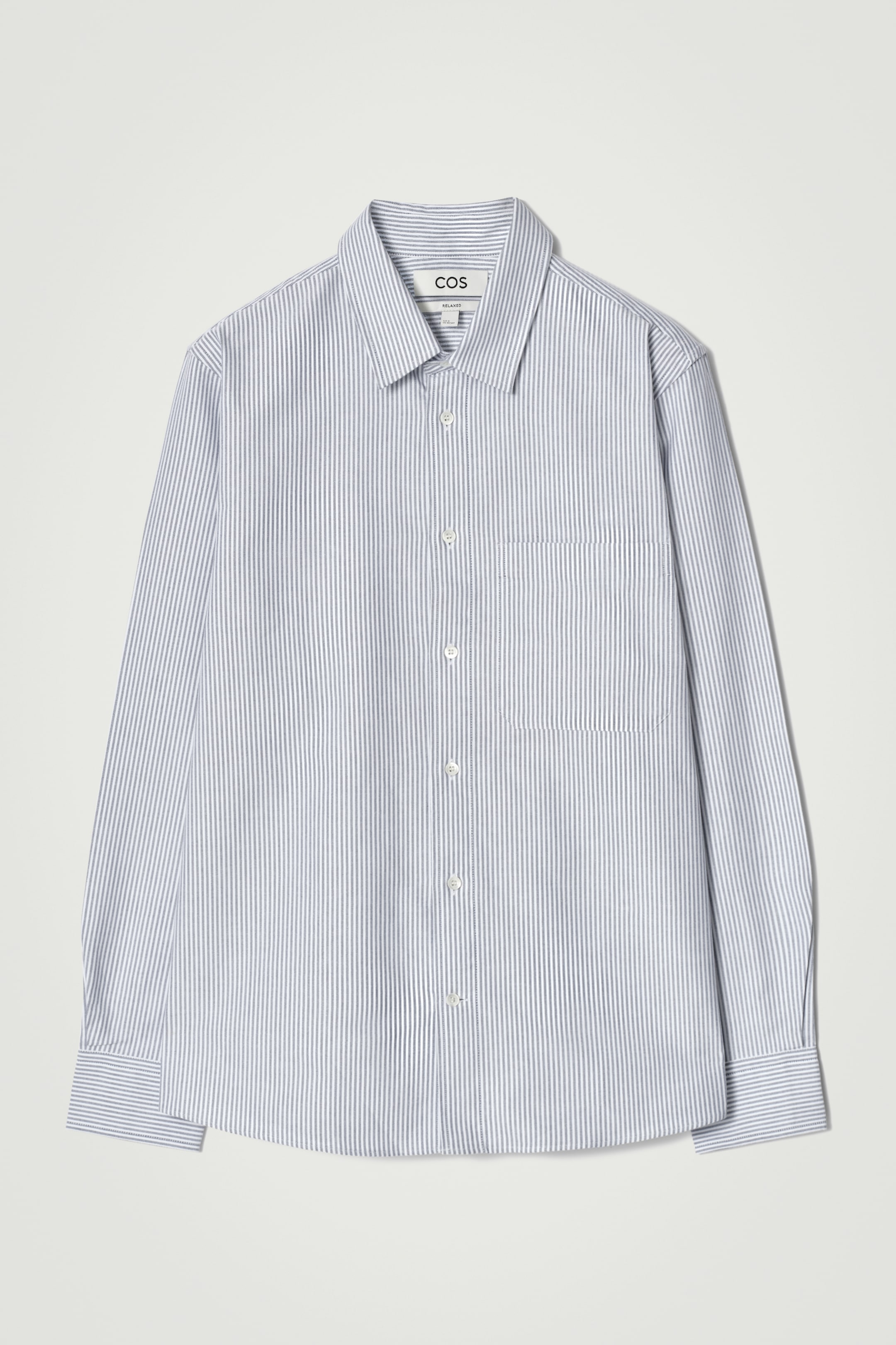 Visualizza immagine più grande: CAMICIA OXFORD DAL TAGLIO RILASSATO - BLU / BIANCO / RIGHE - UOMO | H&M IT 6