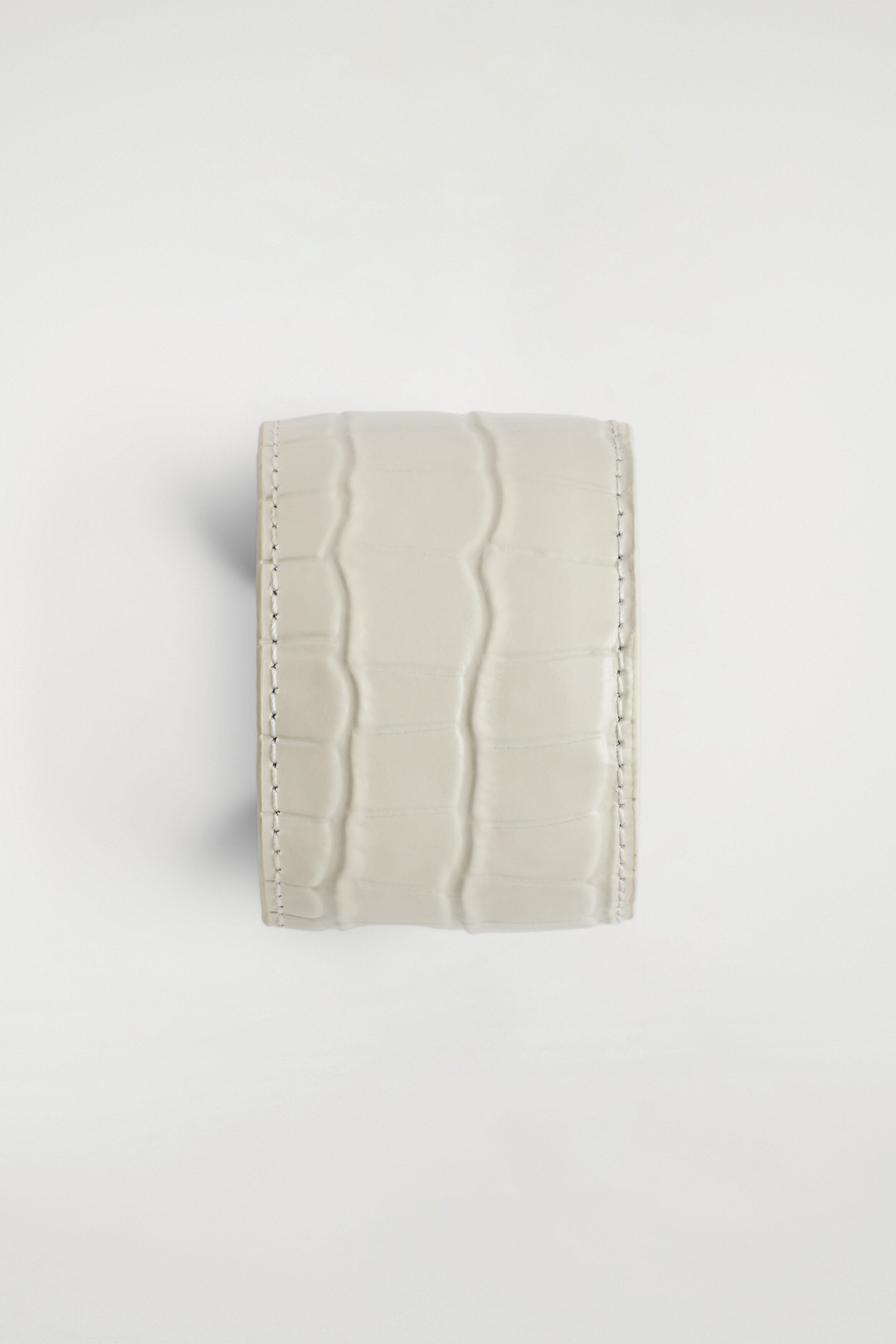 CROC-EFFECT LEATHER CUFF - thumbnail 3