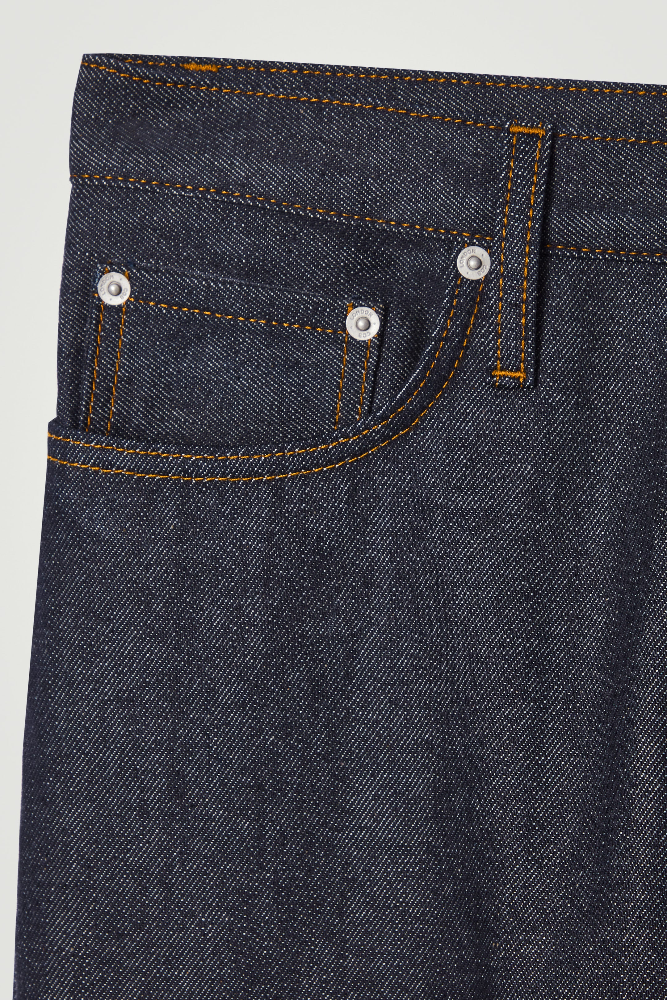 RIDER SELVEDGE WIDE-LEG JEANS