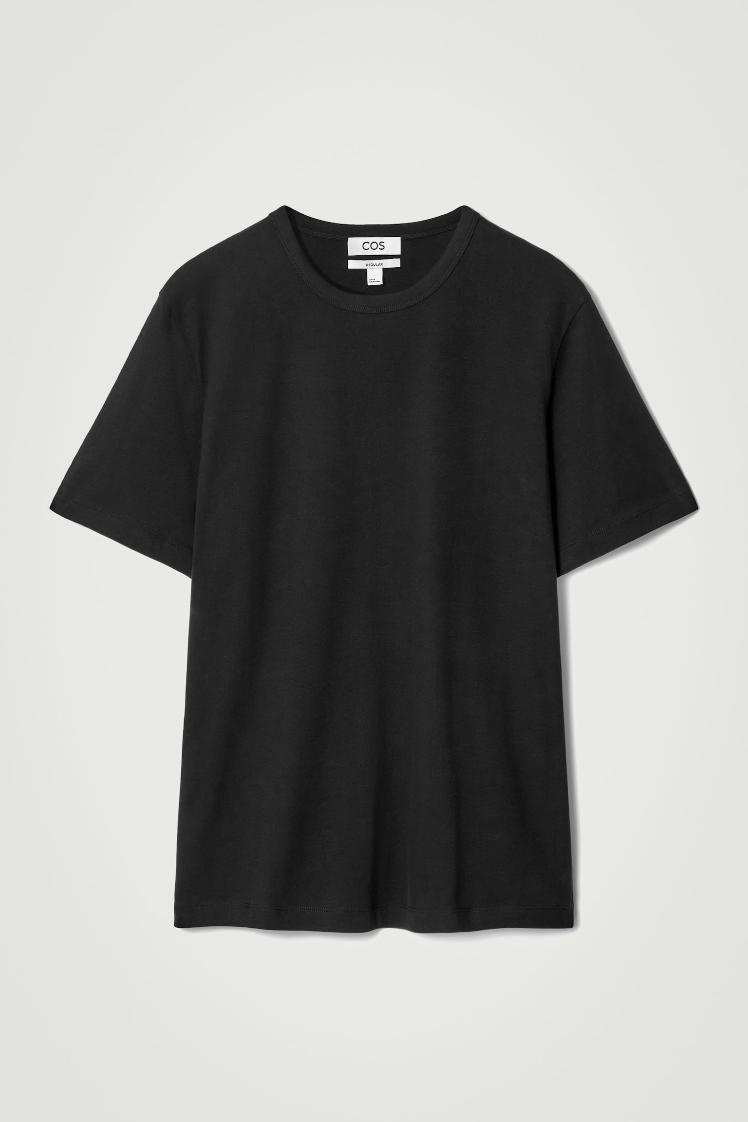 CAMISETA DE ALGODÓN CEPILLADO REGULAR FIT - NEGRO/AZUL MARINO/AZUL CLARO/VERDE EMPOLVADO/Blanco/CAQUI - 2