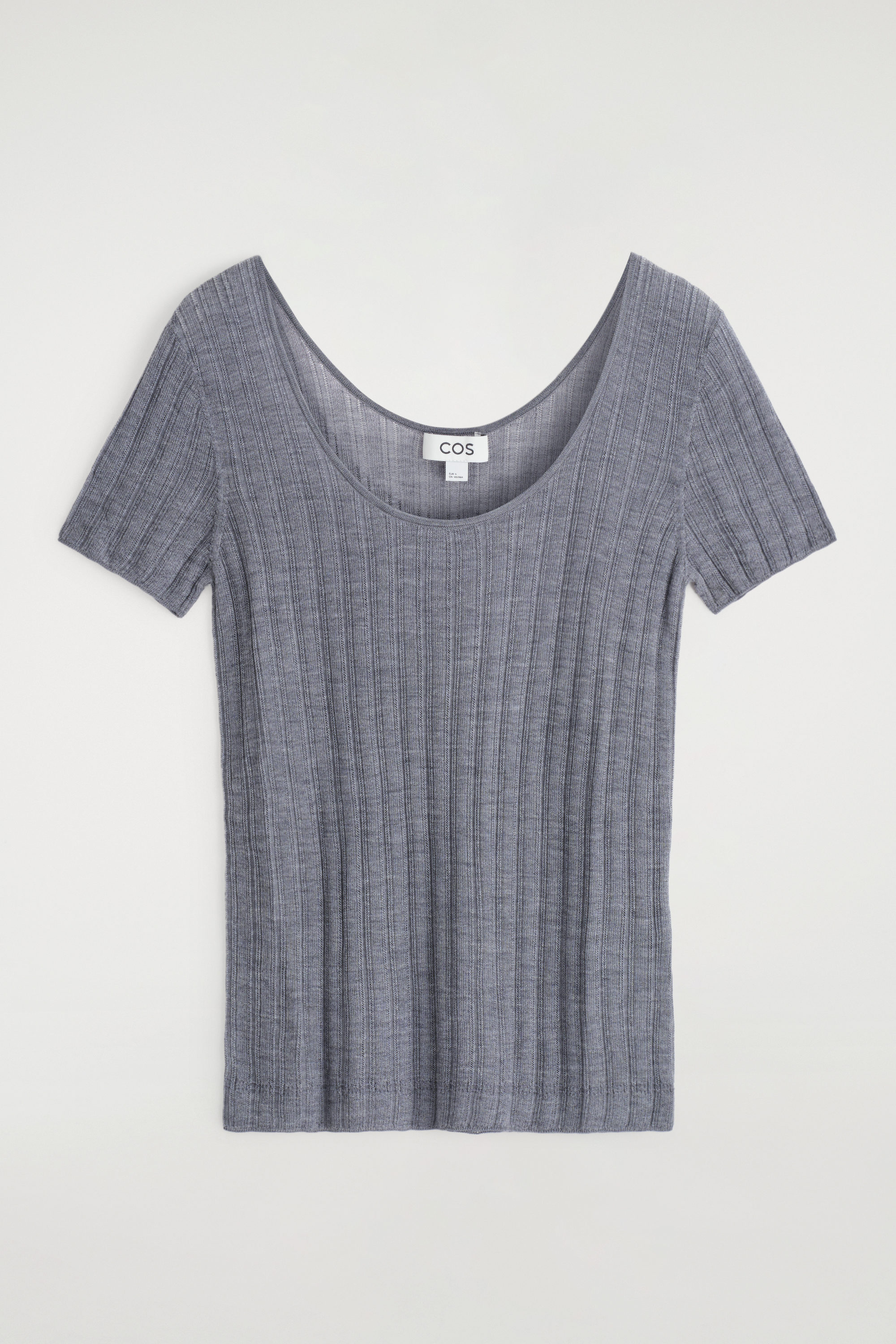 【YOURNUS】Enemy Ribbed Knit T-Shirt MINOAR.COM | Double Layered Soft Rib Knit T-shirt