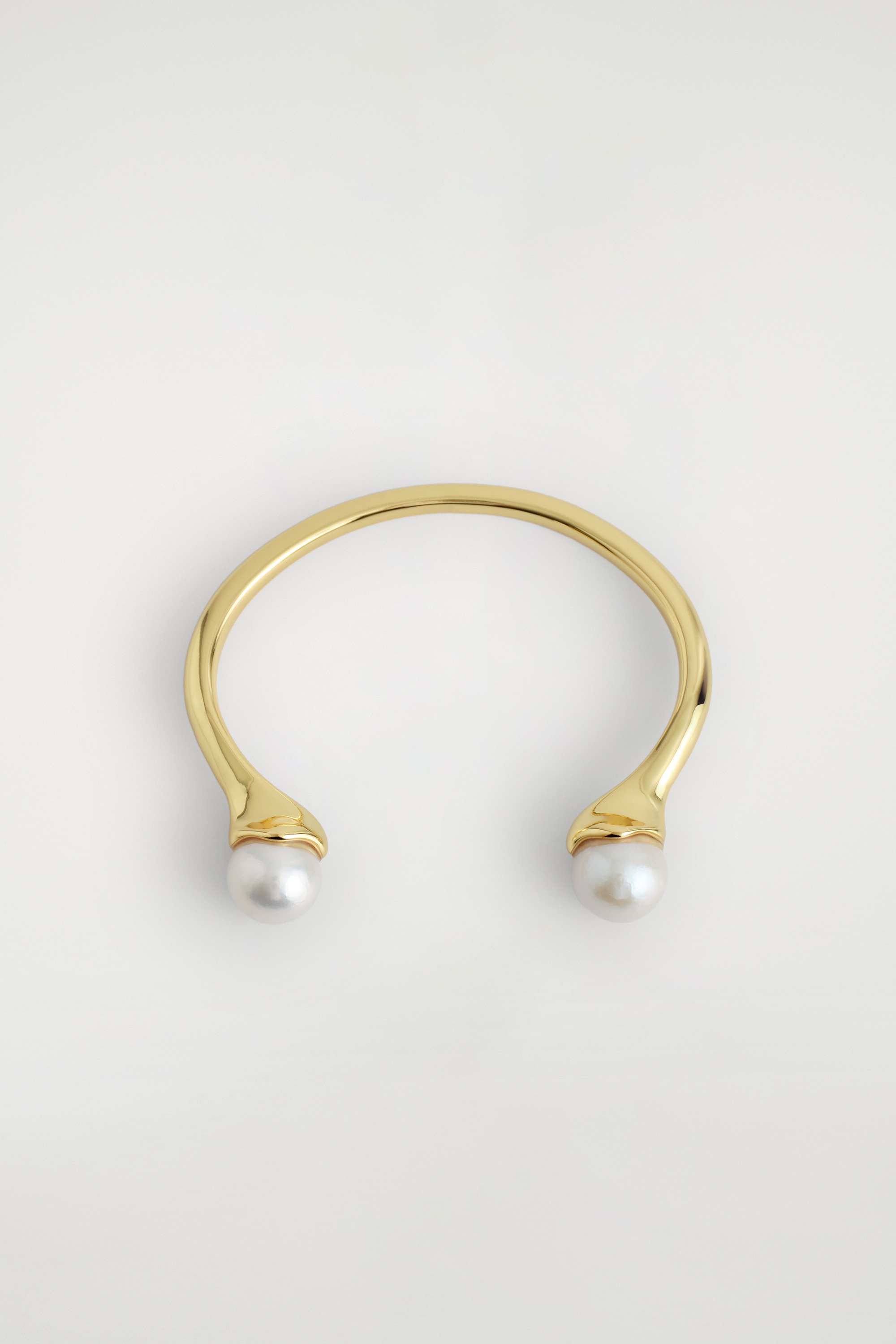 FRESHWATER PEARL CUFF - GOLD