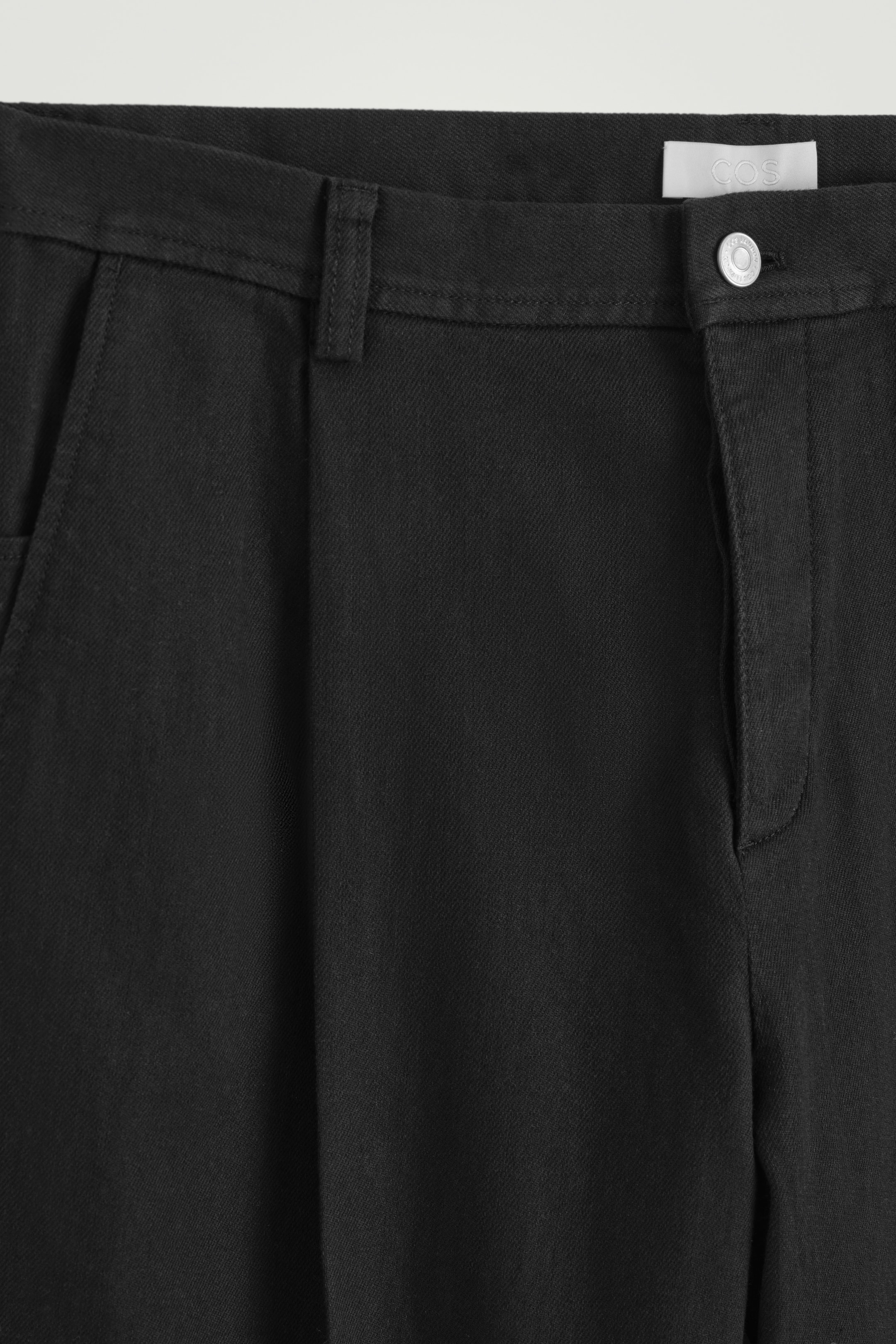 Ver imagen más grande: PANTALONES DENIM PLISADOS CON PERNERA ANCHA - NEGRO - HOMBRE | H&M ES 7