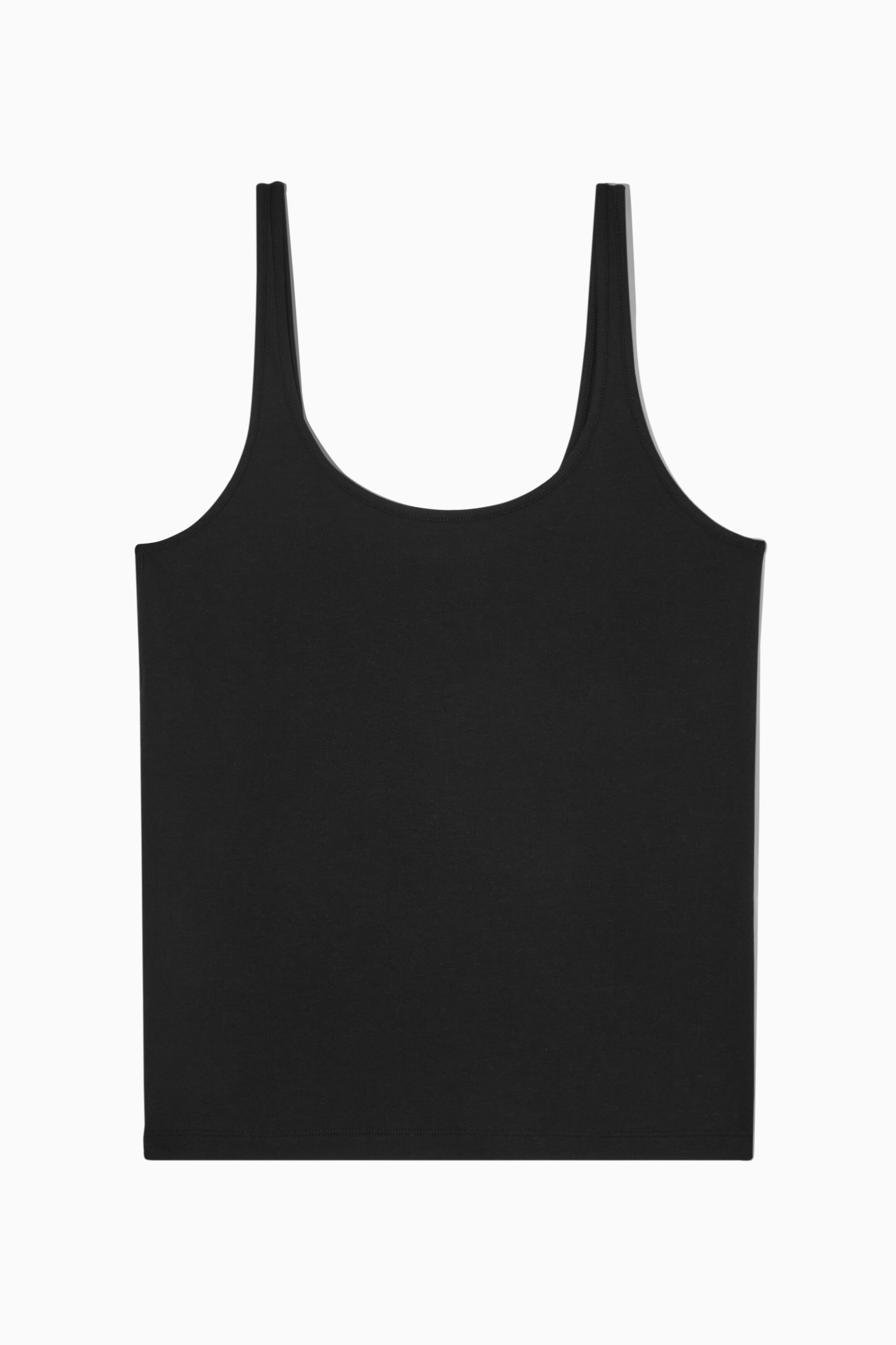 View larger image: SCOOP-NECK TANK TOP - BLACK - Ladies | H&M GB 1