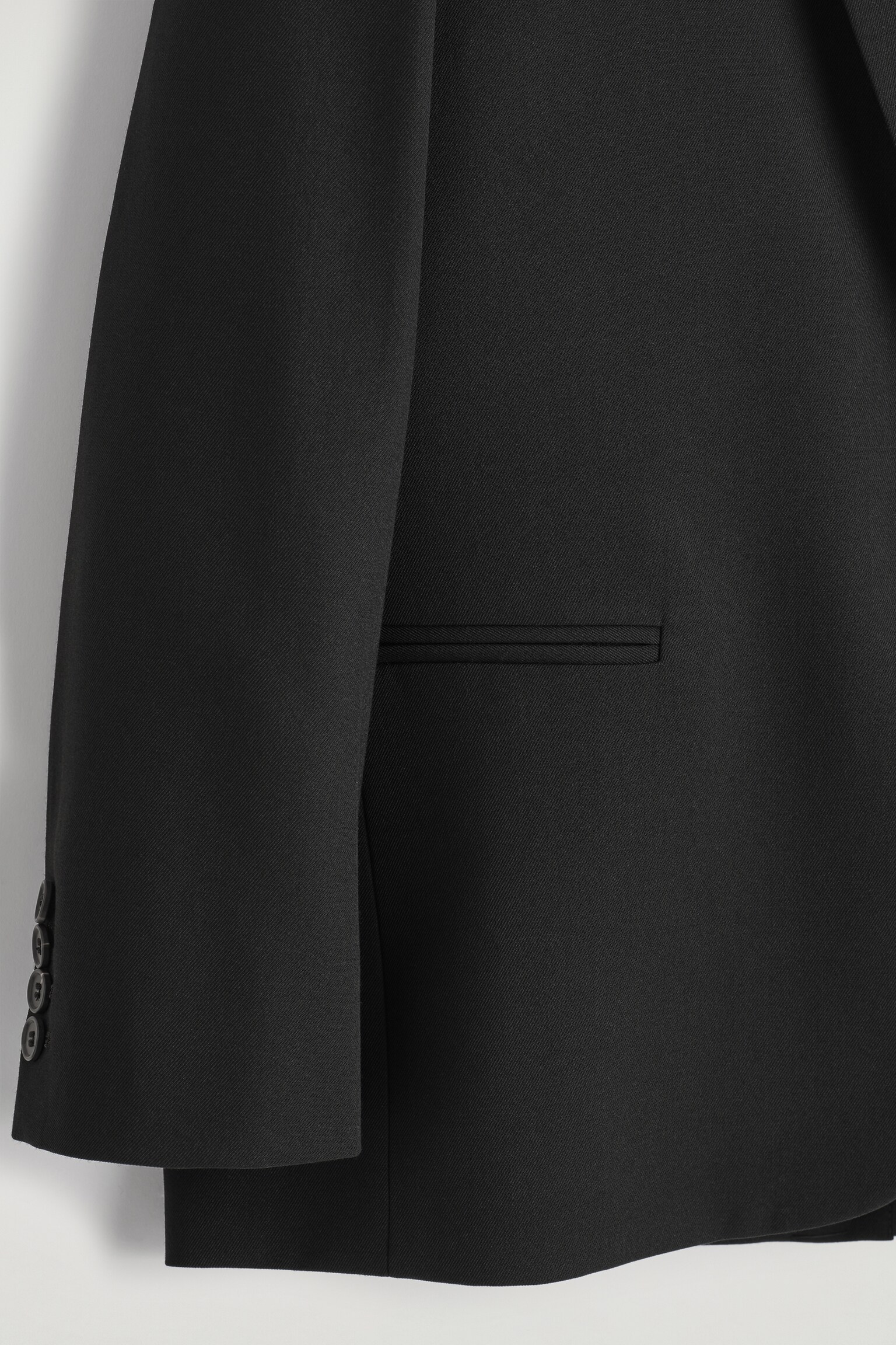 BLAZER DE MEZCLA DE LANA - NEGRO/MARRÓN - 5