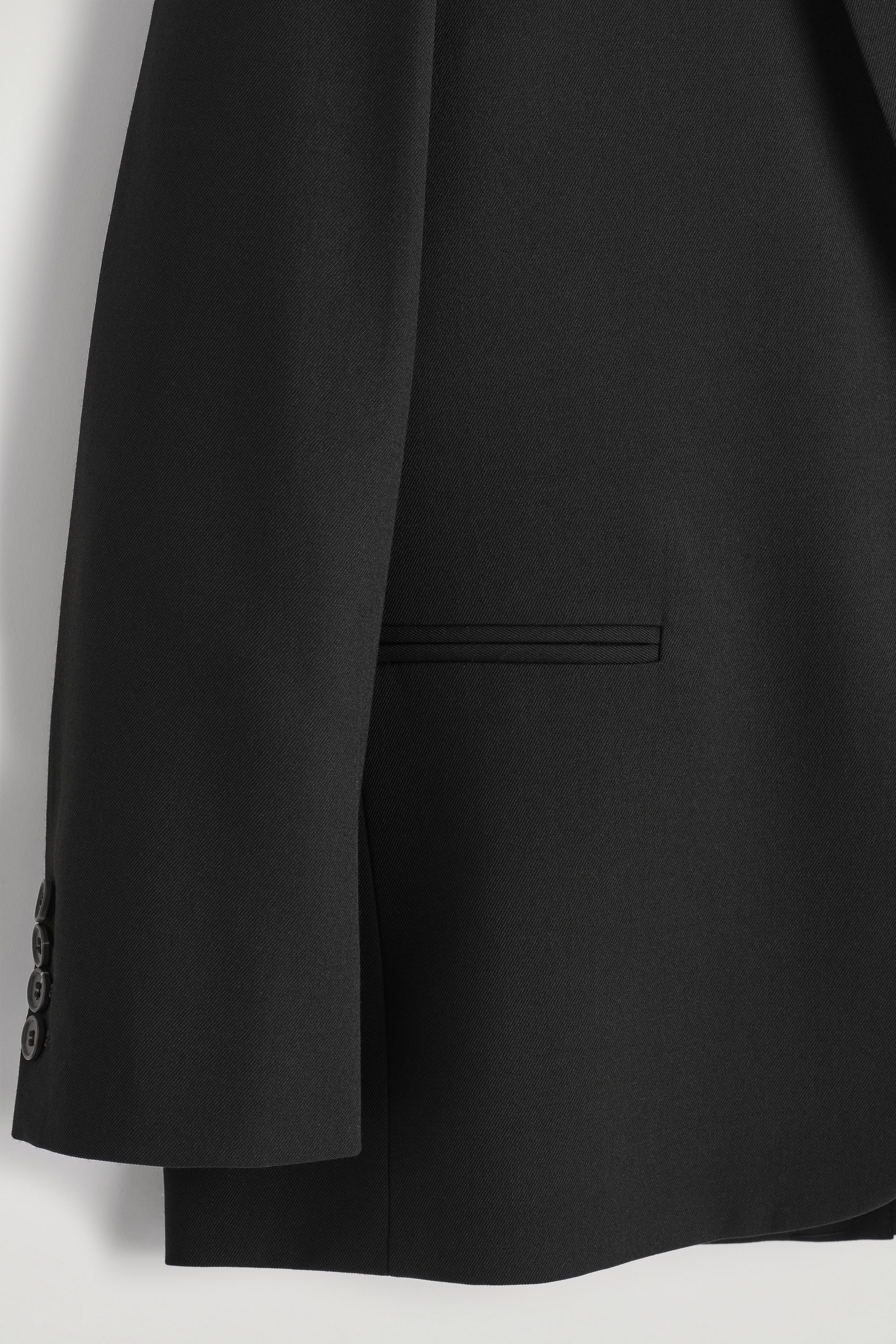 WOOL-BLEND BLAZER - BLACK | COS US