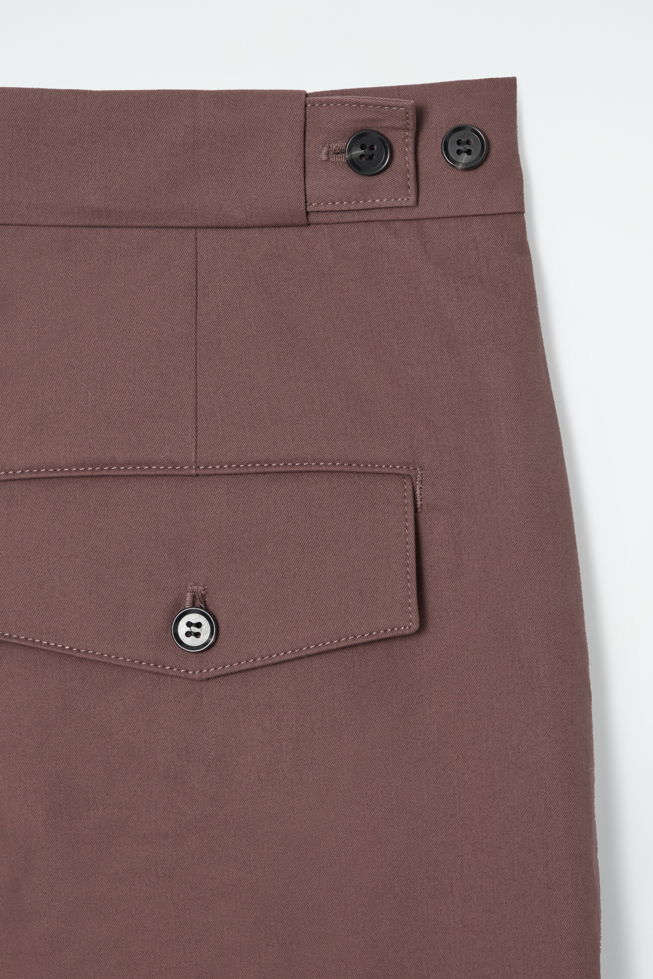 Ingrandisci l'immagine: COTTON-TWILL CHINOS - BROWN - DONNA | H&M CH 3