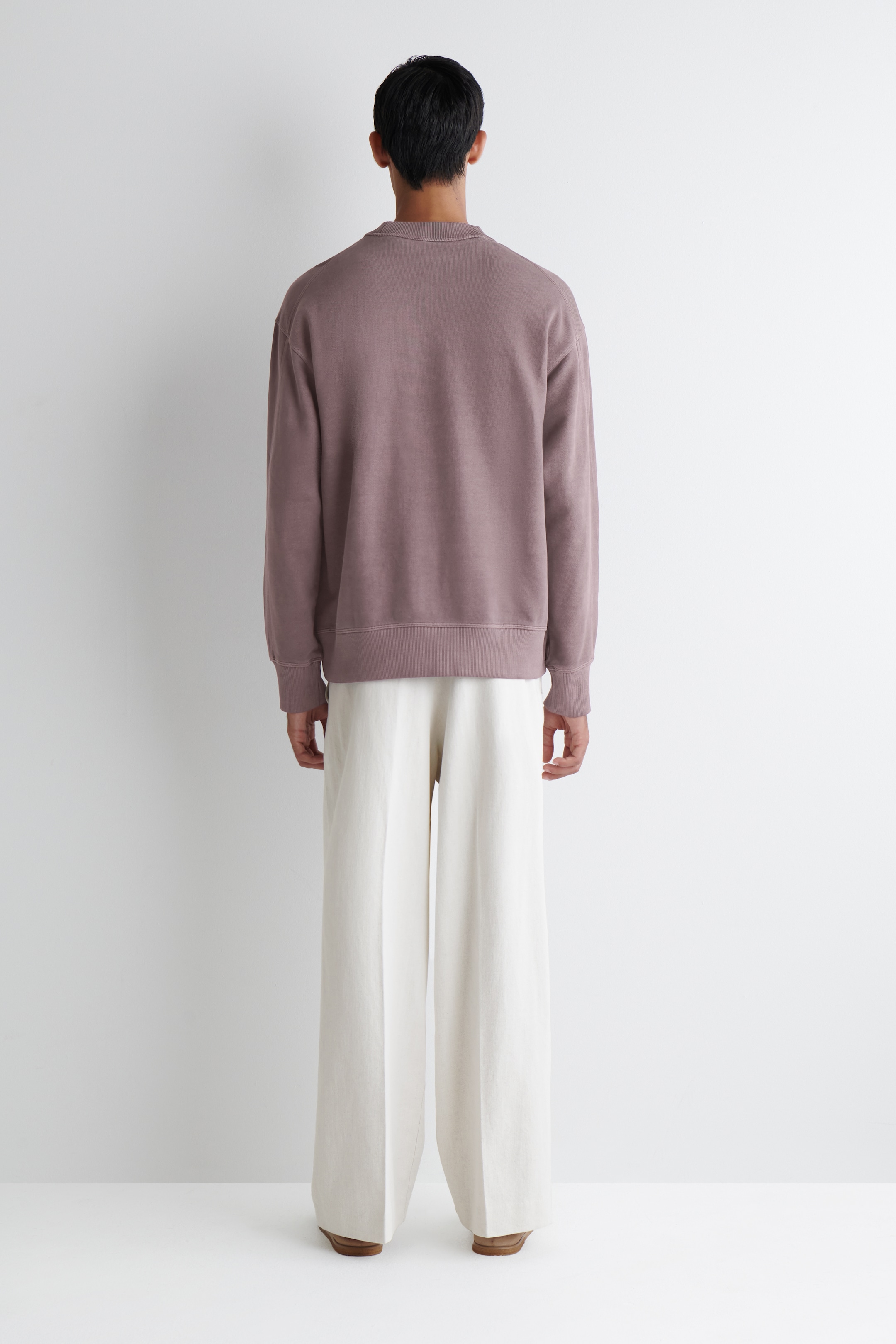 Visualizza immagine più grande: FELPA IN COTONE LAVATO DAL TAGLIO RILASSATO - BORDEAUX LAVATO - UOMO | H&M IT 5