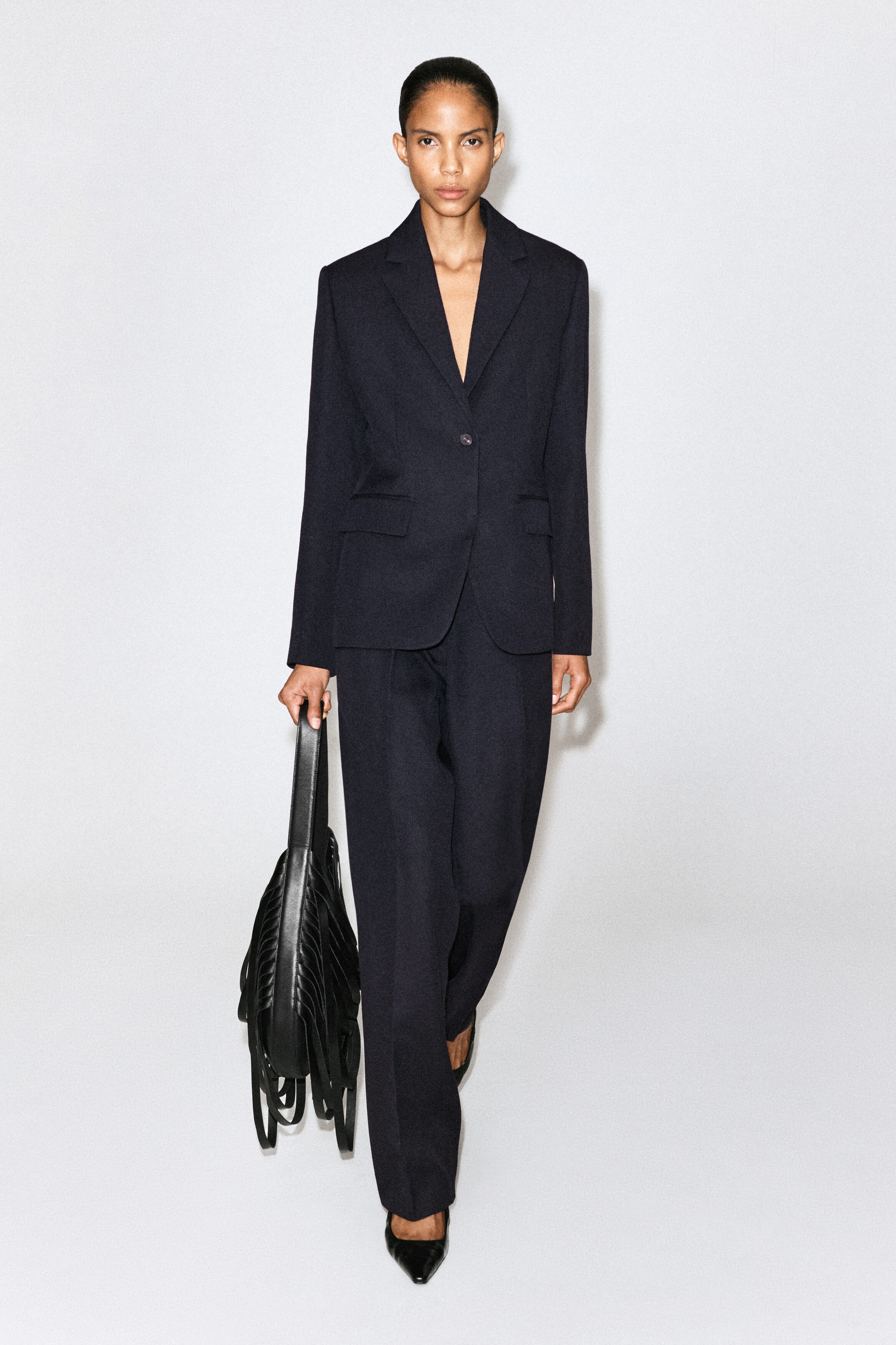 Tailored Wool Straight-Leg Pants by COS