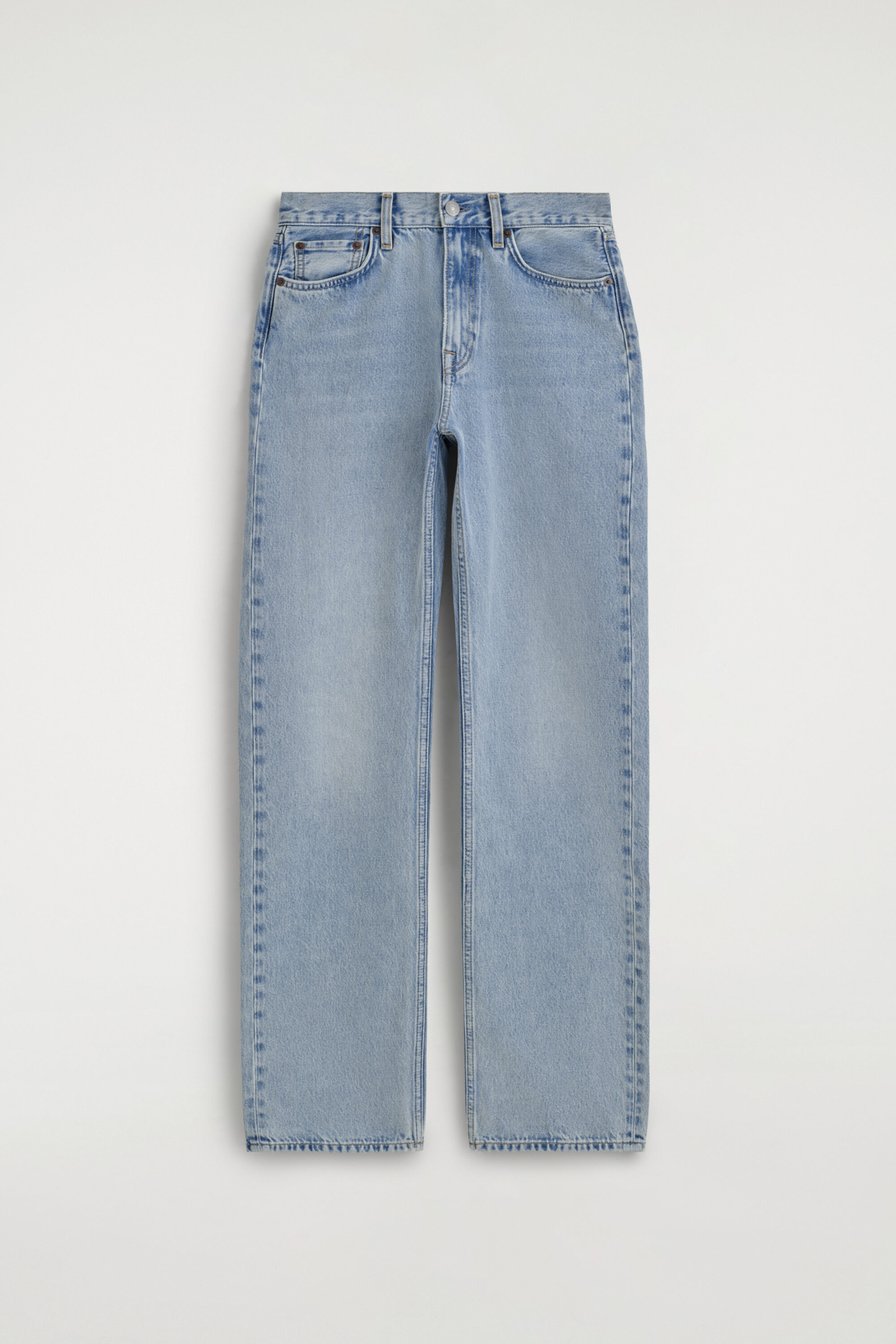 CHORD STRAIGHT-LEG JEANS