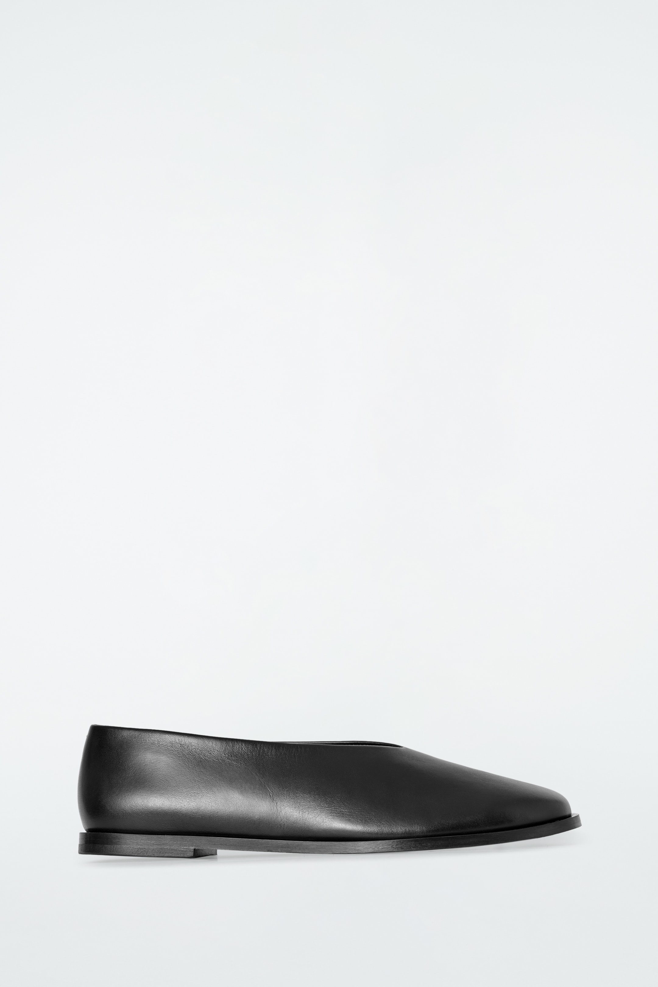 Agrandir l'image: BALLERINES PLATES CUIR - NOIR - FEMME | H&M FR 4