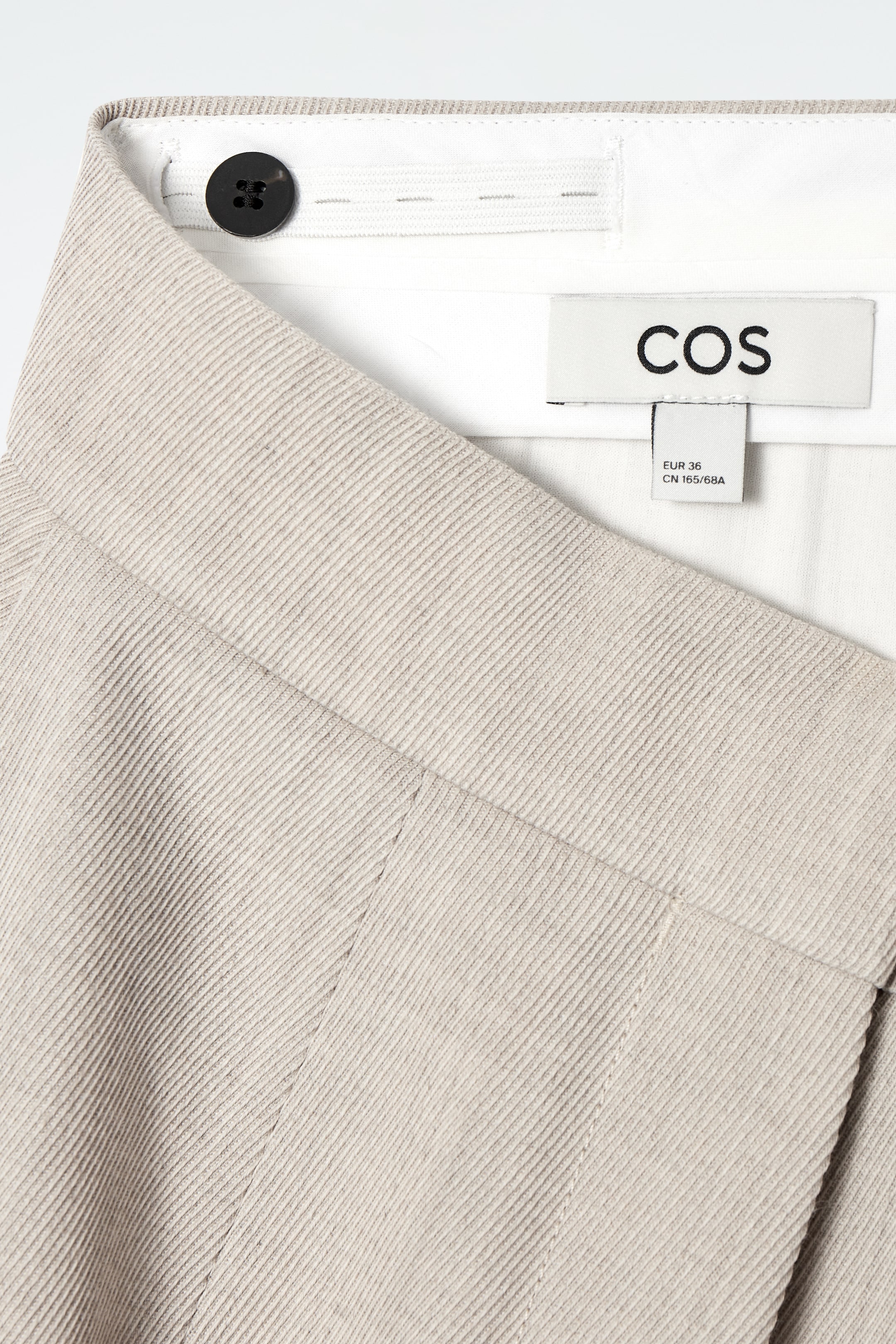 Grösseres Bild ansehen: LOCKERE HOSE AUS WOLL-MIX MIT WEITEM BEIN - HELLES BEIGE - DAMEN | H&M CH 7