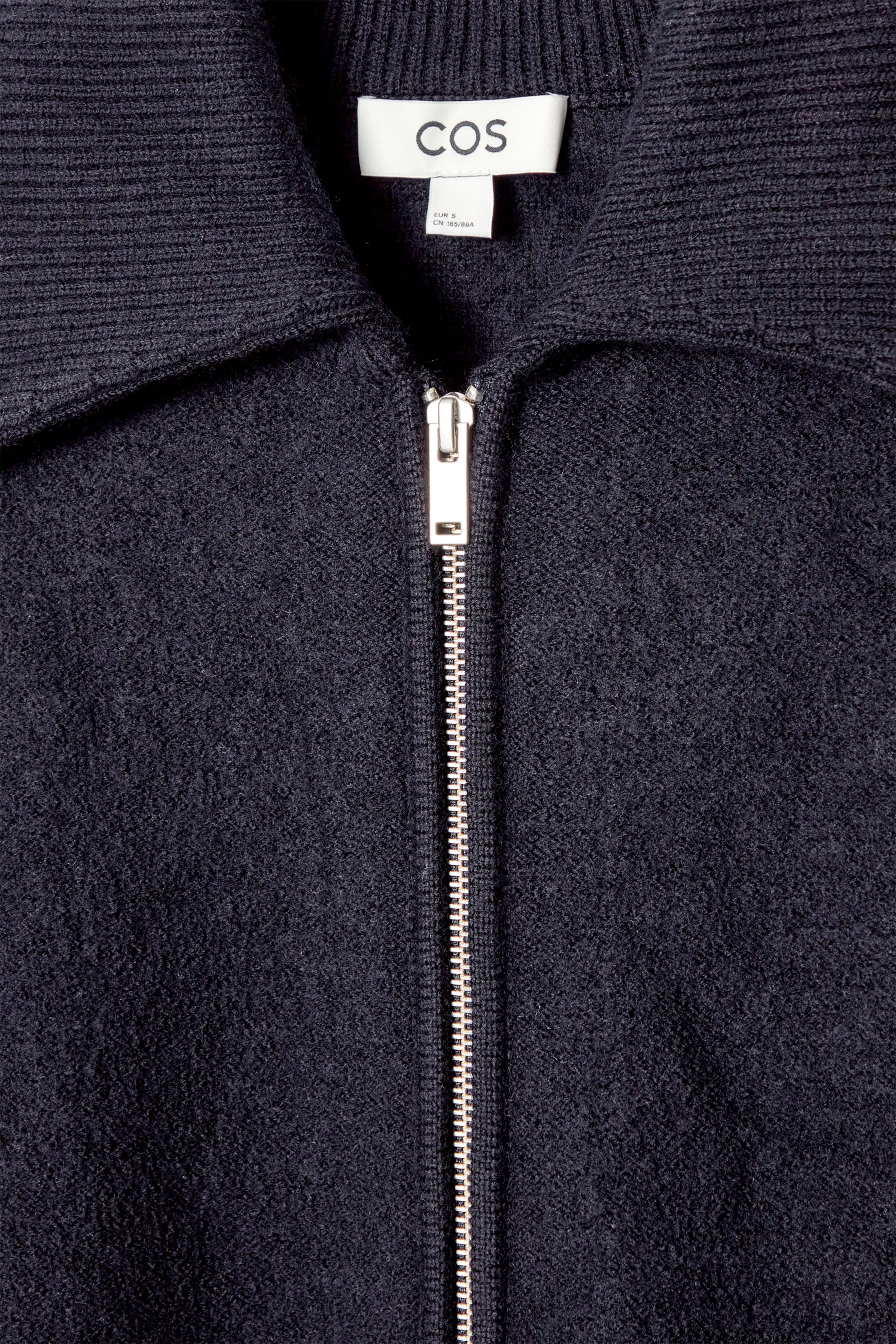 Zobraziť väčší obrázok: Bunda na zips z plstenej vlny - TMAVOMODRÁ - ŽENY | H&M SK 8