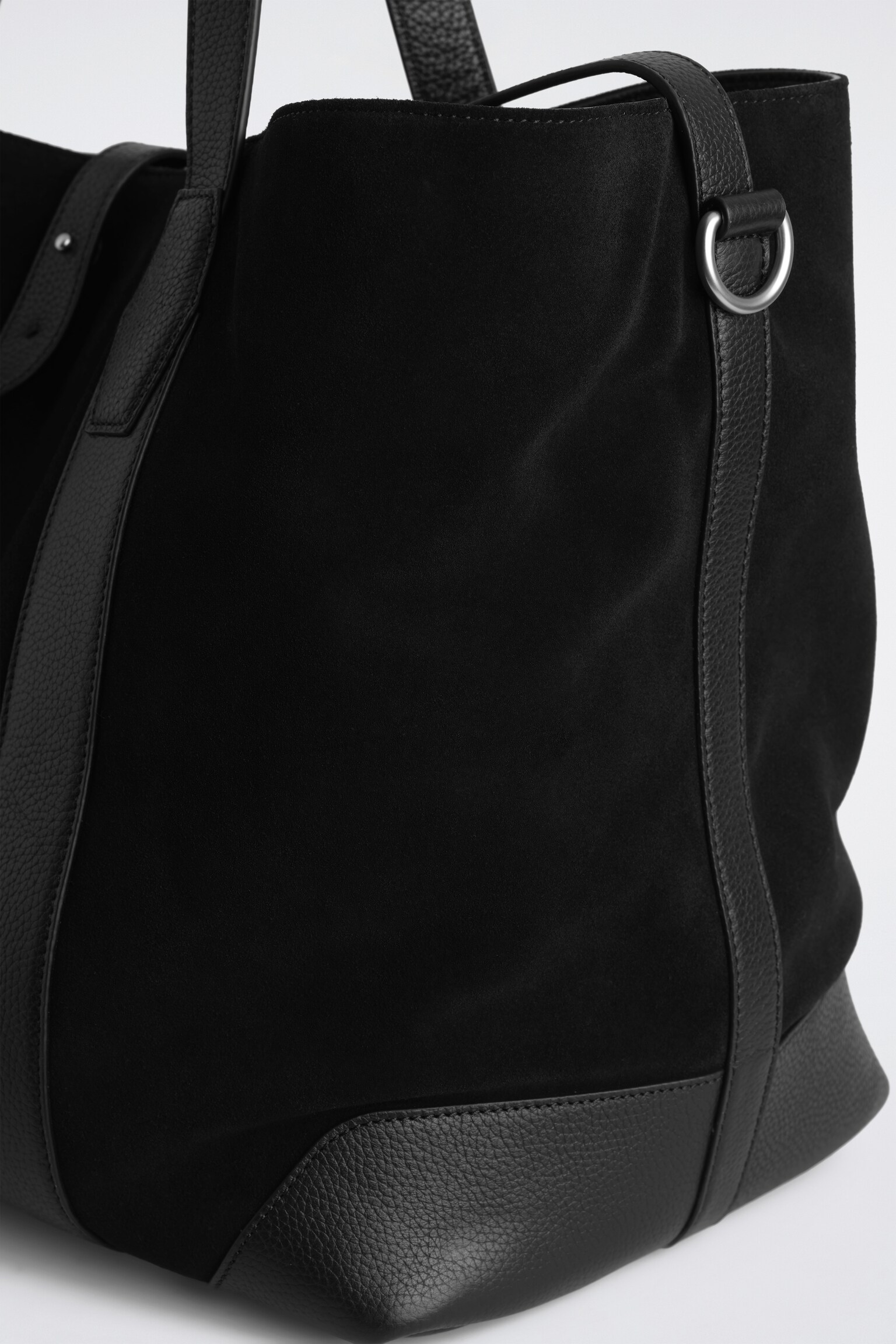 WEEKENDER TOTE BAG - SUEDE - BLACK - 3