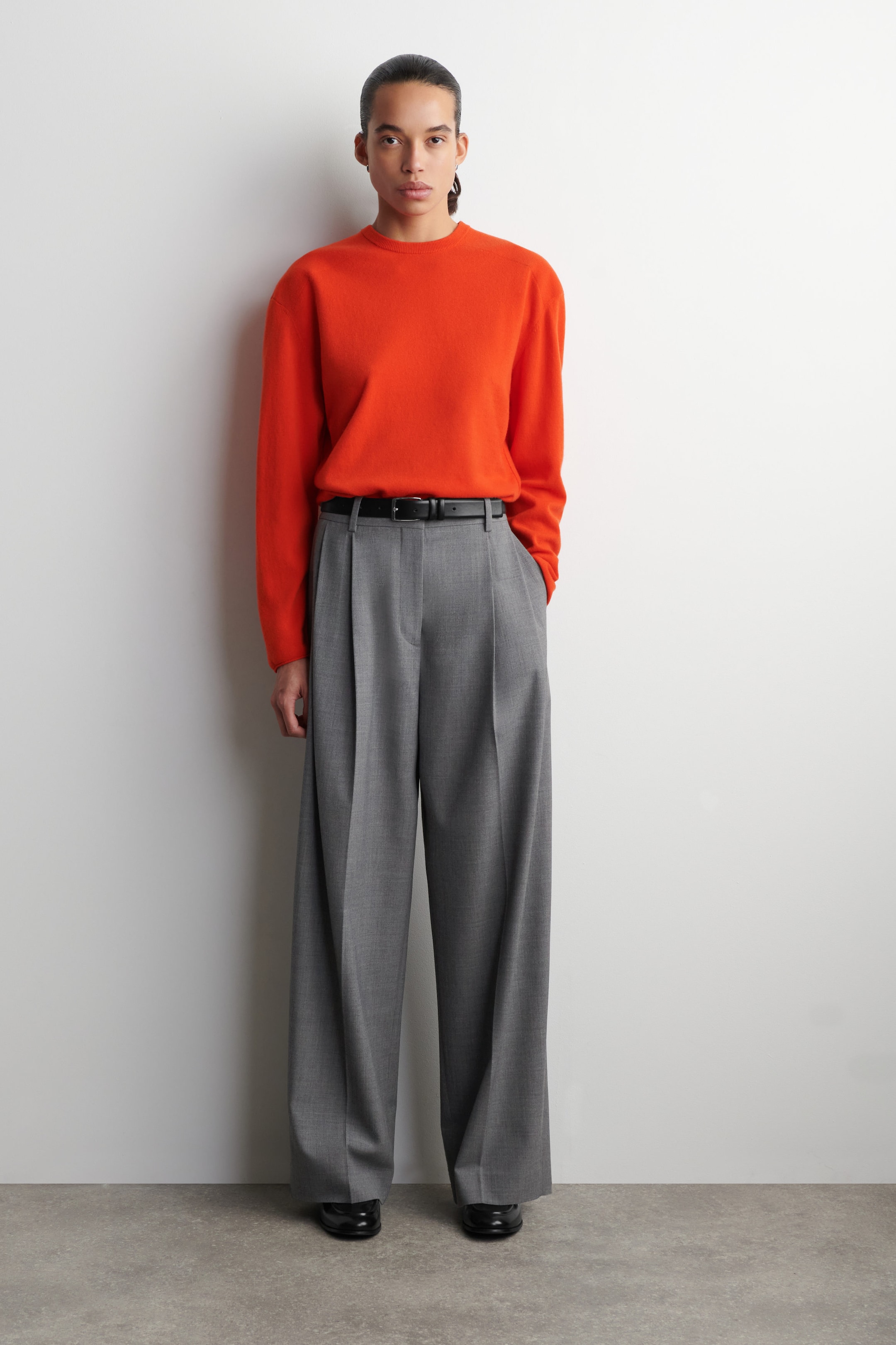 MERINO WOOL CREW-NECK SWEATER