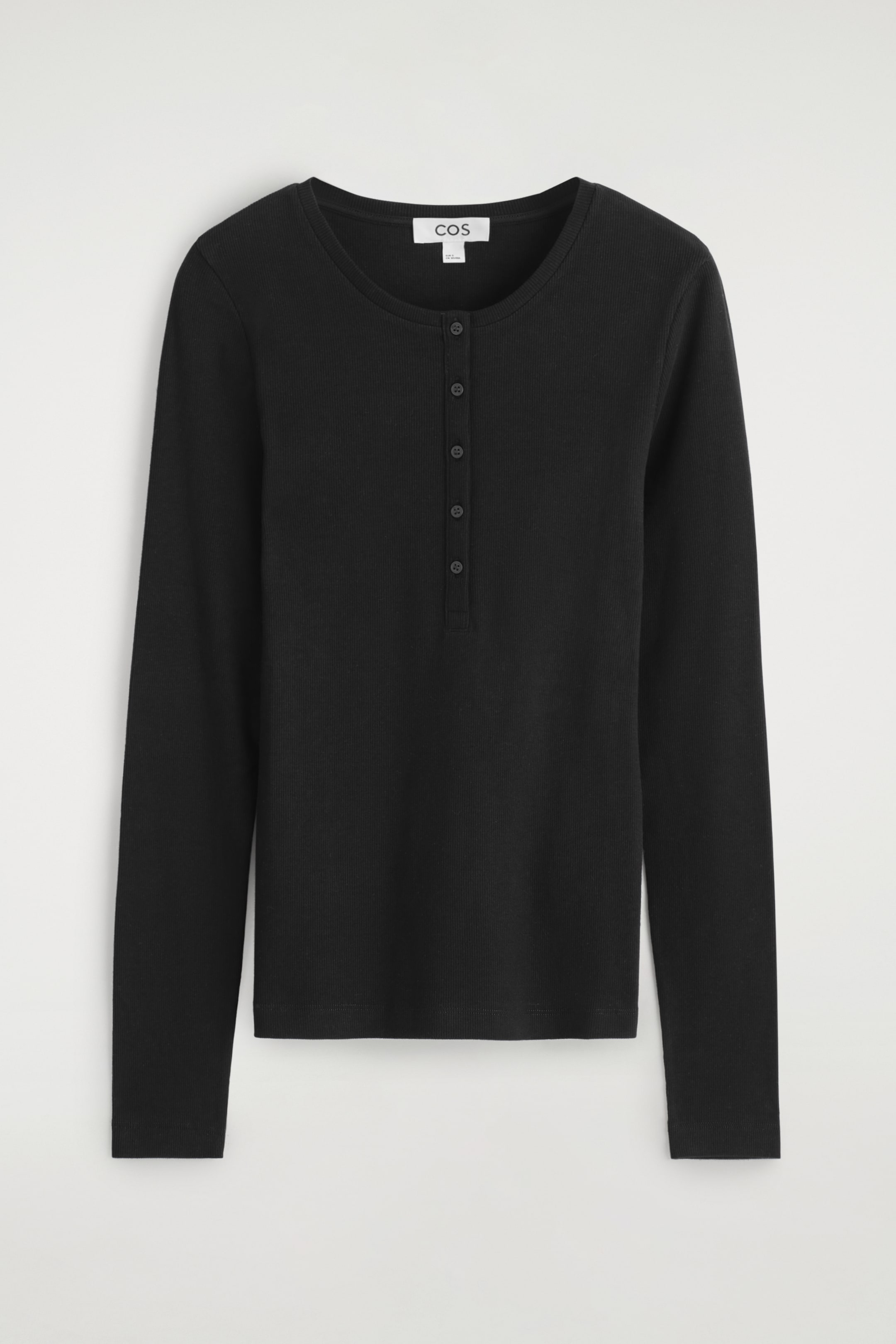 Agrandir l'image: HAUT HENLEY À MANCHES LONGUES - BLACK - FEMME | H&M CH 5