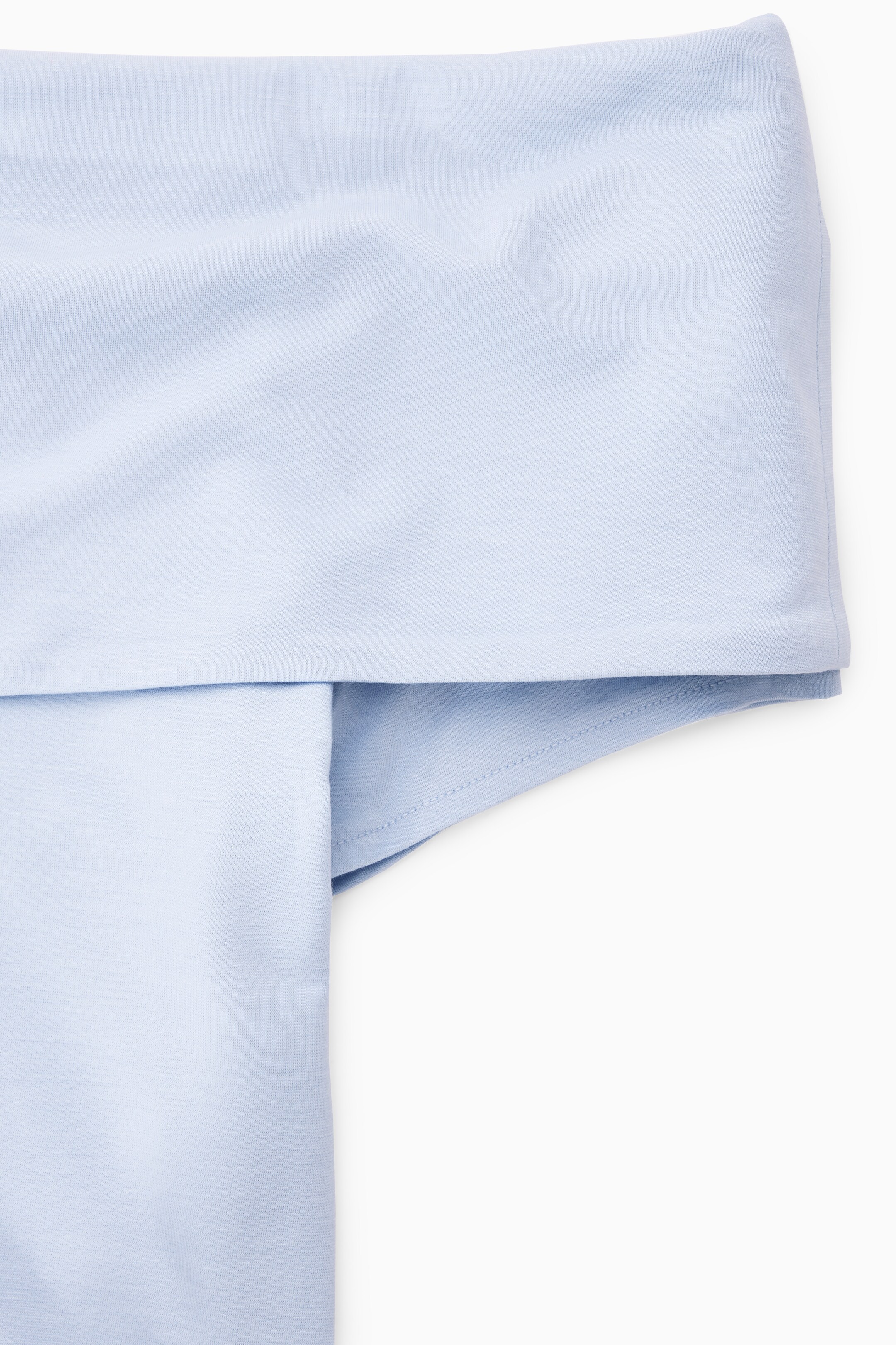 Grösseres Bild ansehen: SCHULTERFREIES OBERTEIL AUS JERSEY - HELLBLAU - DAMEN | H&M CH 2