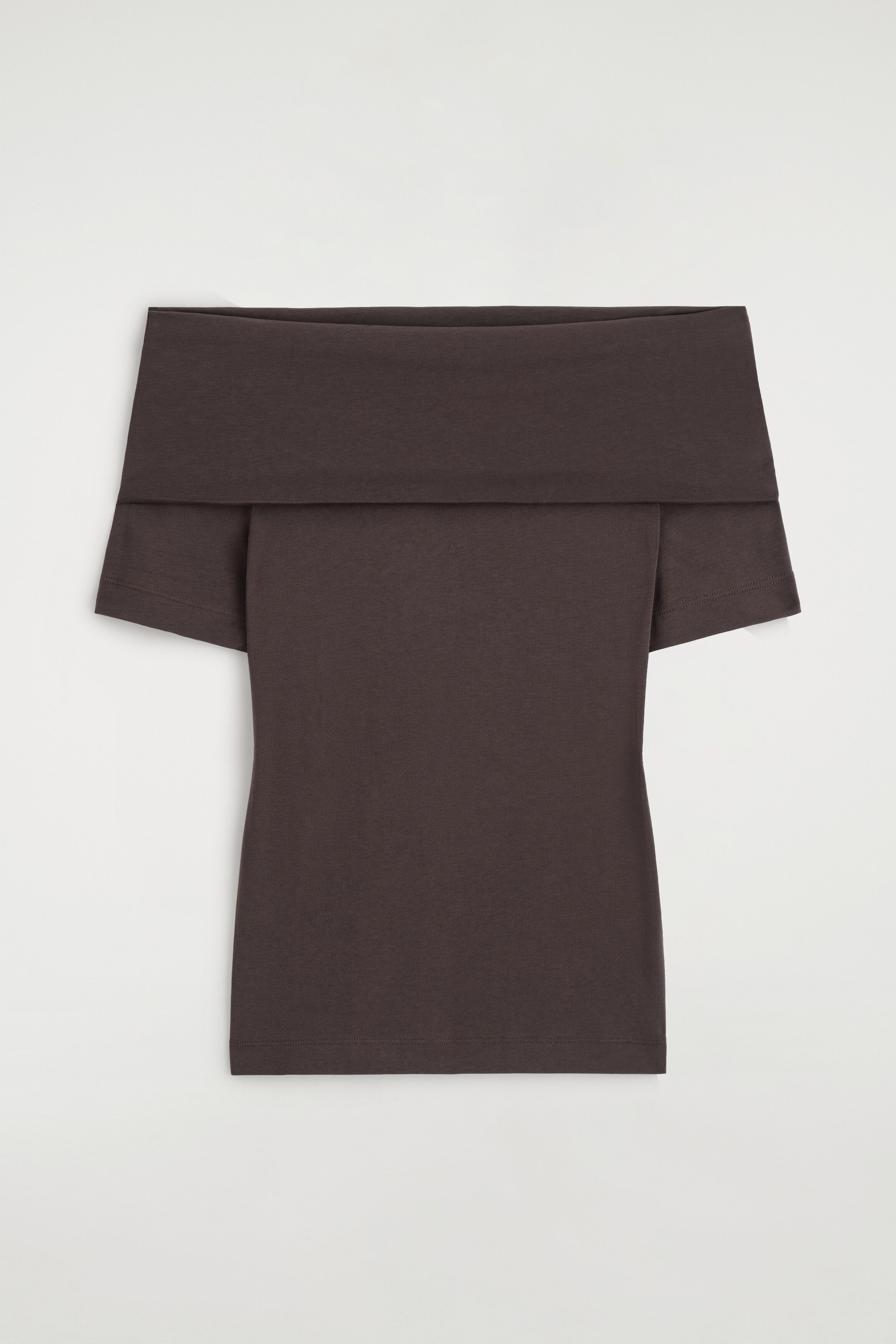 Folded Off-the-shoulder Top