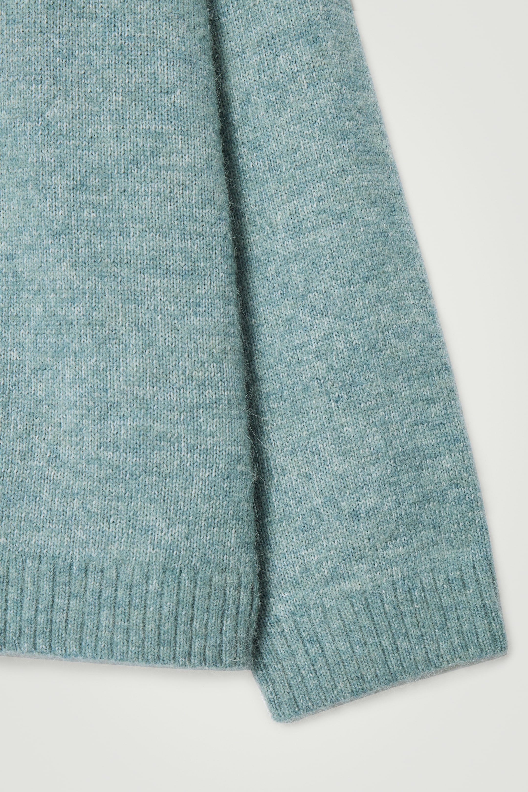 View larger image: OVERSIZED ALPACA-BLEND JUMPER - BLUE MÉLANGE - Men | H&M GB 2
