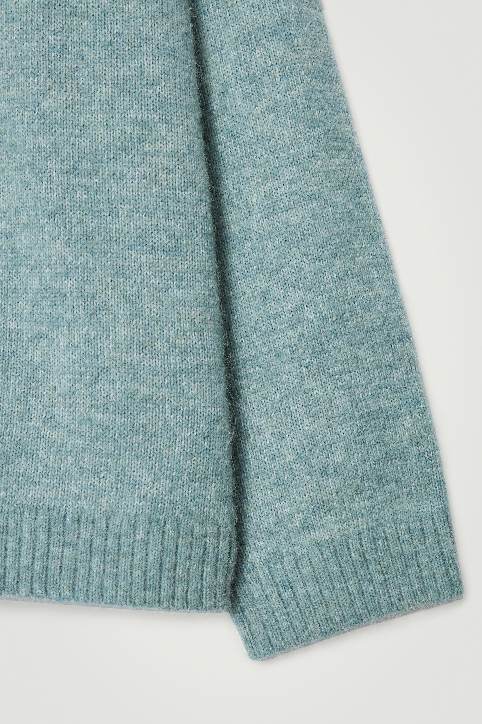 OVERSIZED ALPACA-BLEND JUMPER - BLUE MÉLANGE | COS