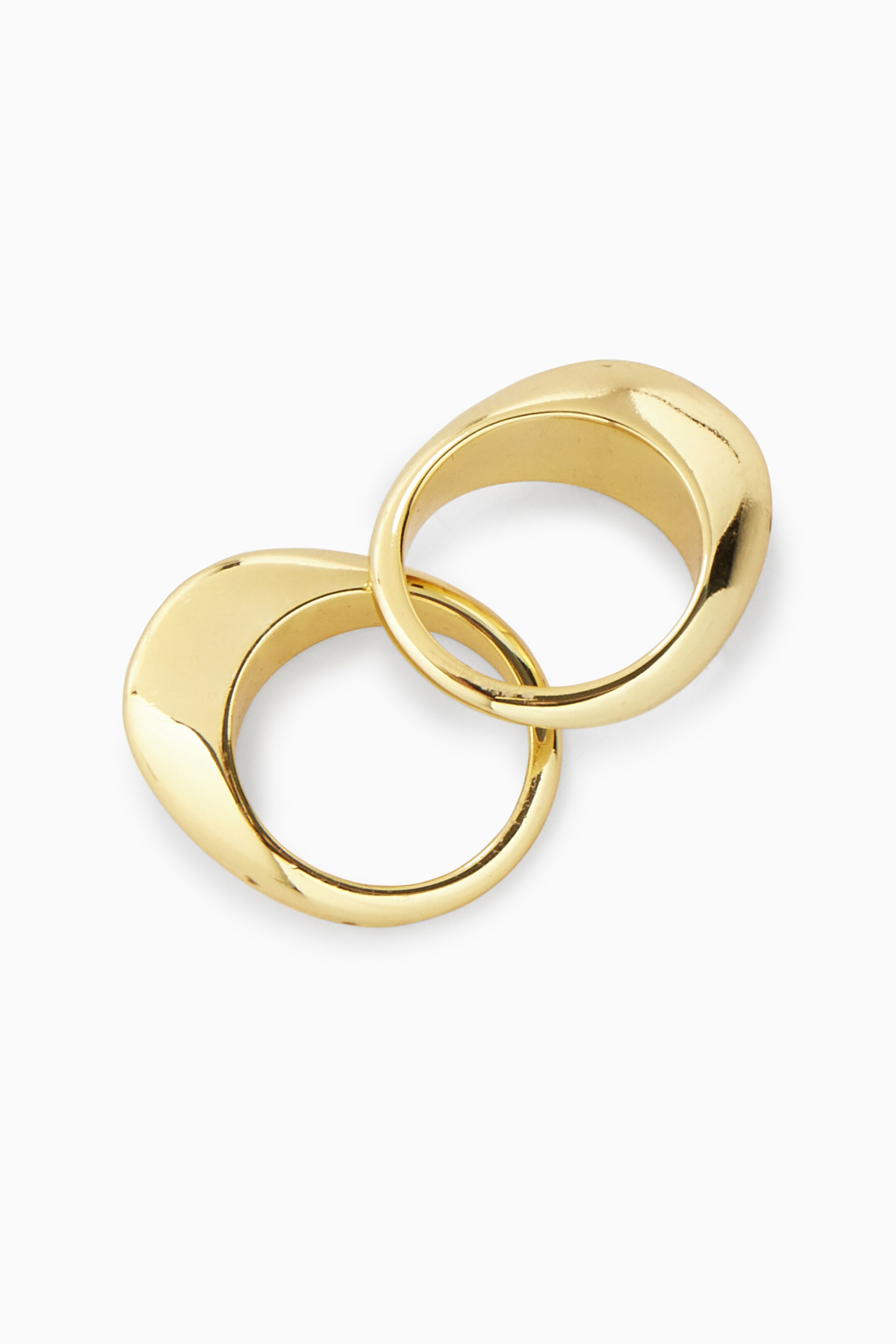 Ingrandisci l'immagine: TWO-PACK DOMED RINGS - GOLD - DONNA | H&M CH 2
