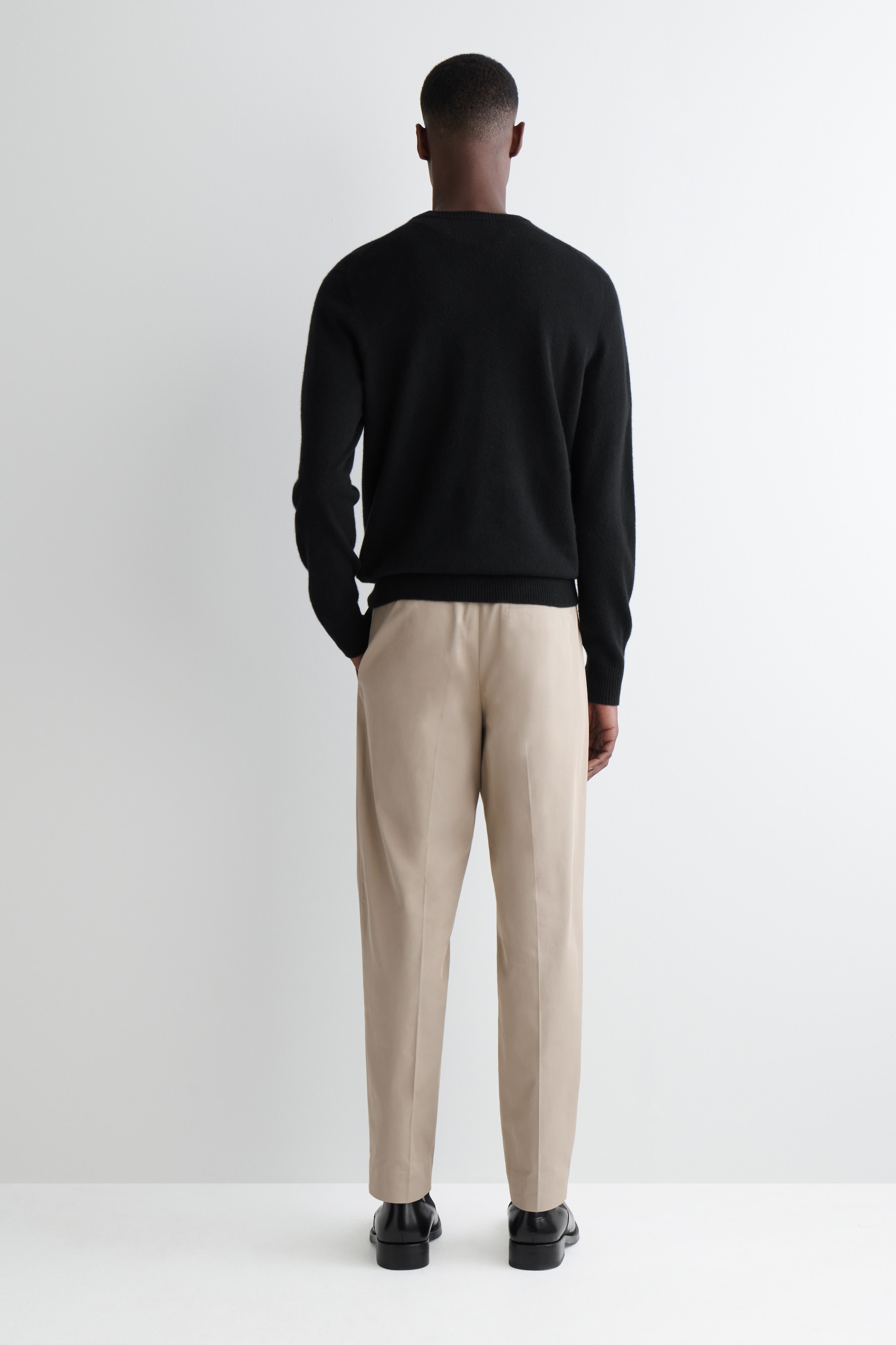 Ingrandisci l'immagine: COTTON STRAIGHT-LEG CHINOS - BEIGE - UOMO | H&M CH 4