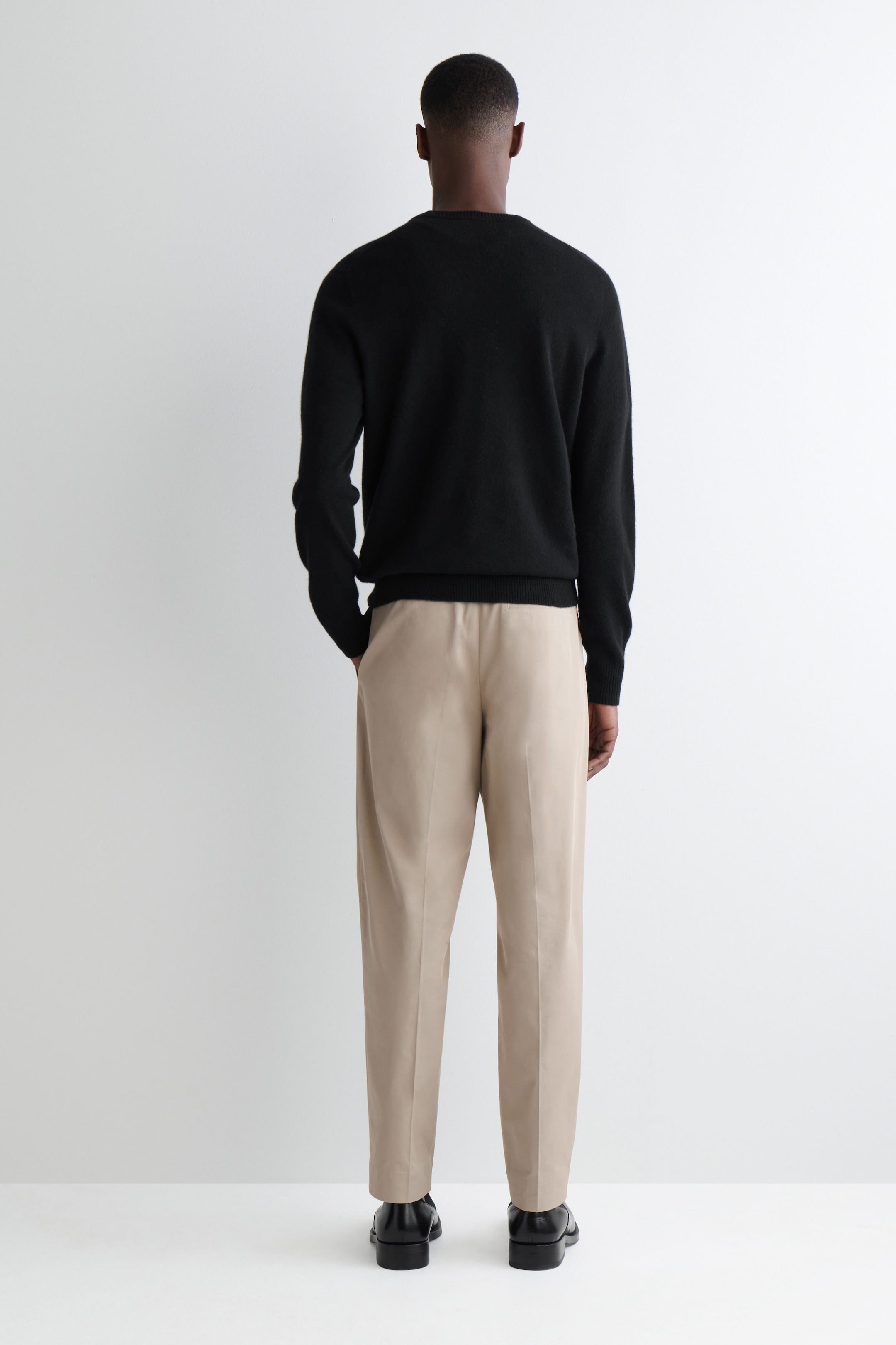 COTTON STRAIGHT-LEG CHINOS