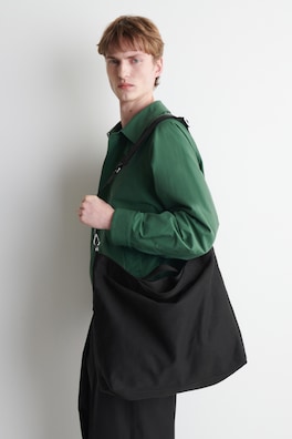 PURSUIT MESSENGER BAG - CANVAS — BLACK 2