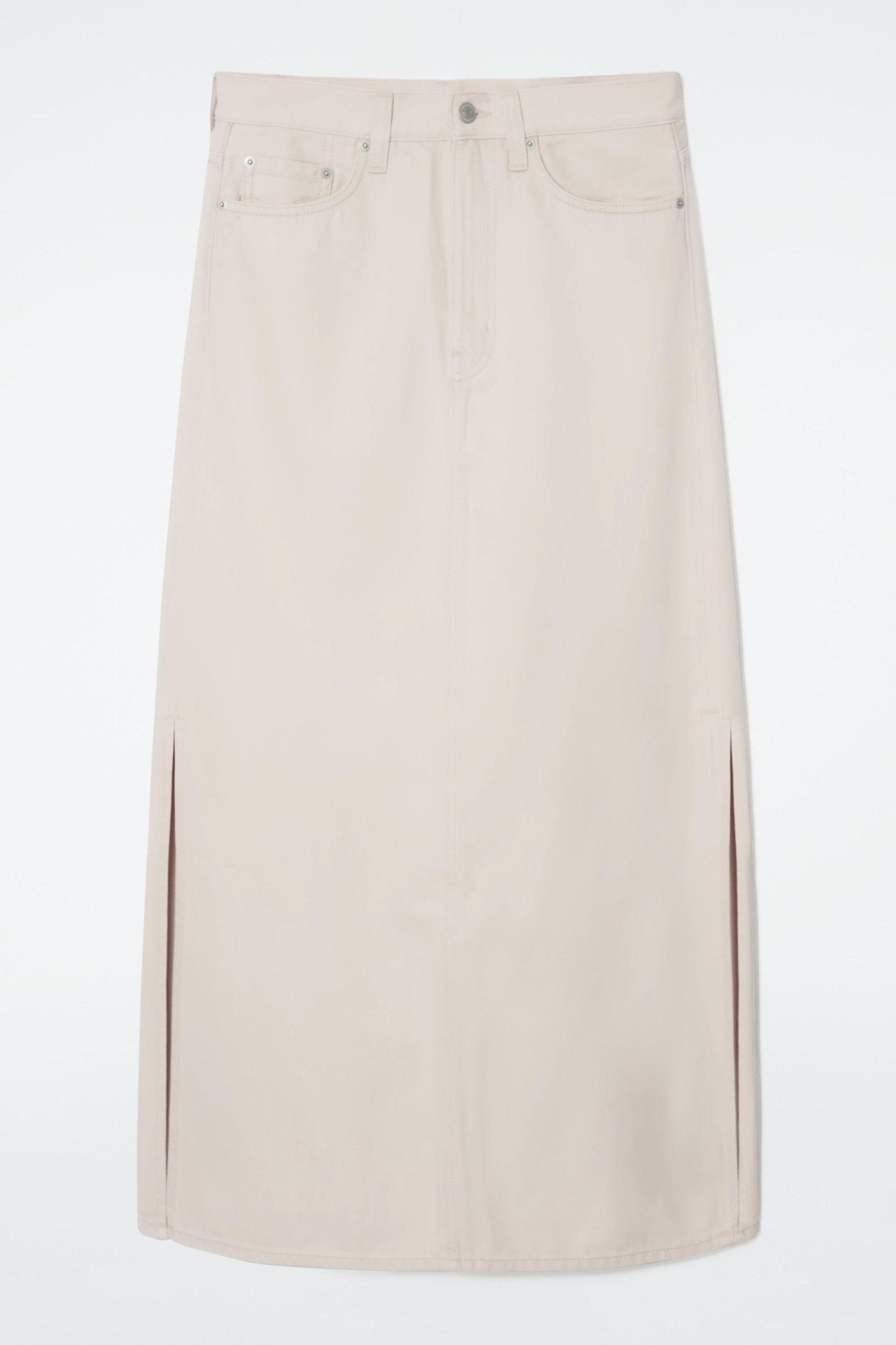 DENIM MAXI SKIRT