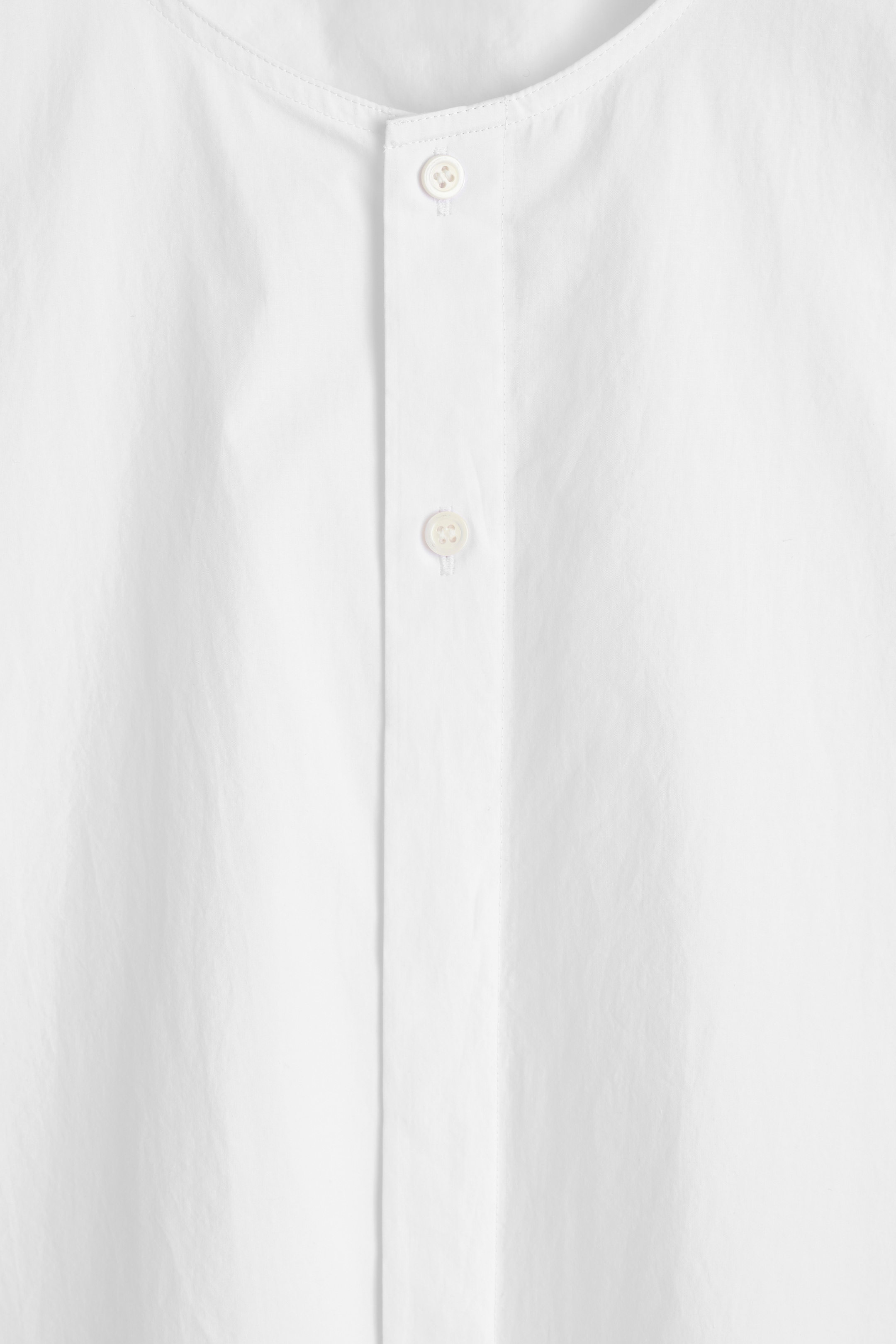 Zobraziť väčší obrázok: KOŠEĽA Z PIMA BAVLNY BEZ GOLIERA - BIELA - MUŽI | H&M SK 7