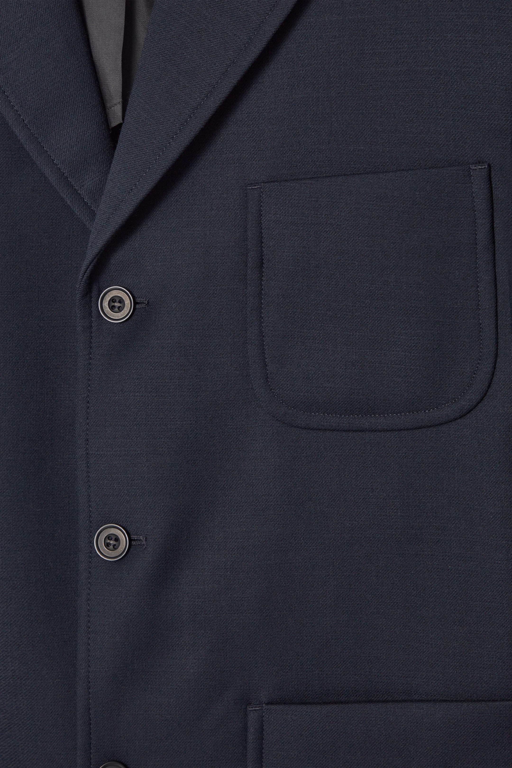 RELAXED UNSTRUCTURED MERINO WOOL-BLEND BLAZER